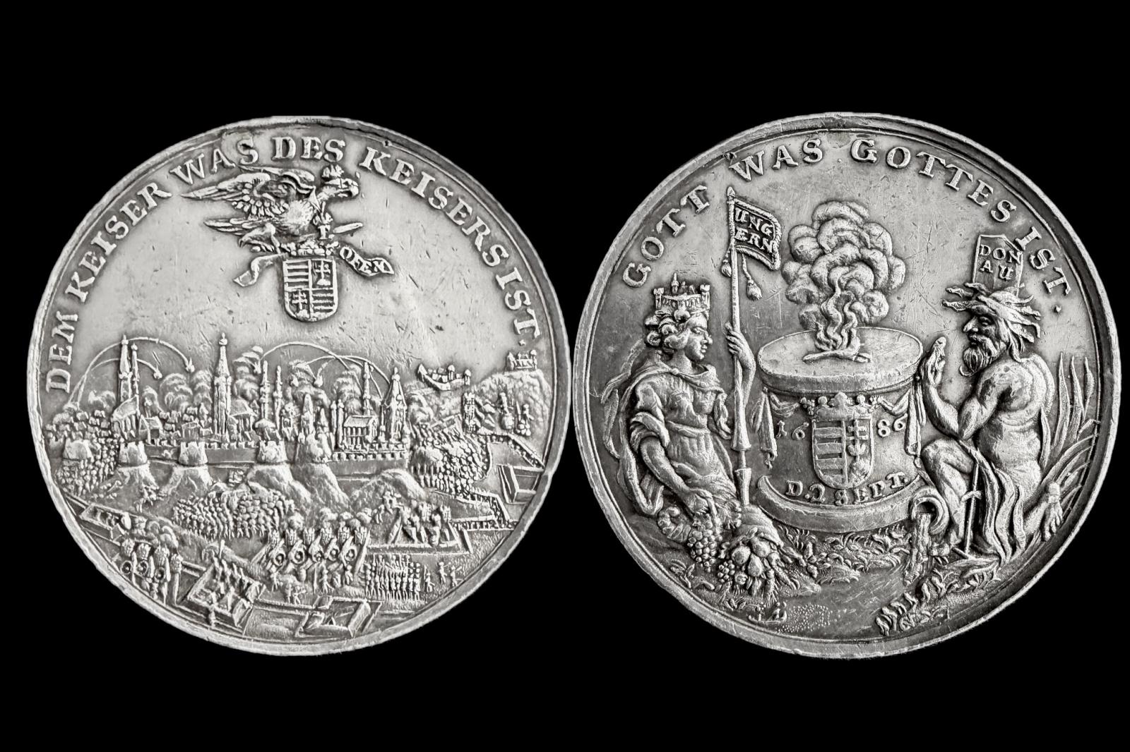 Buda visszafoglalása – I. Lipót emlékérmei