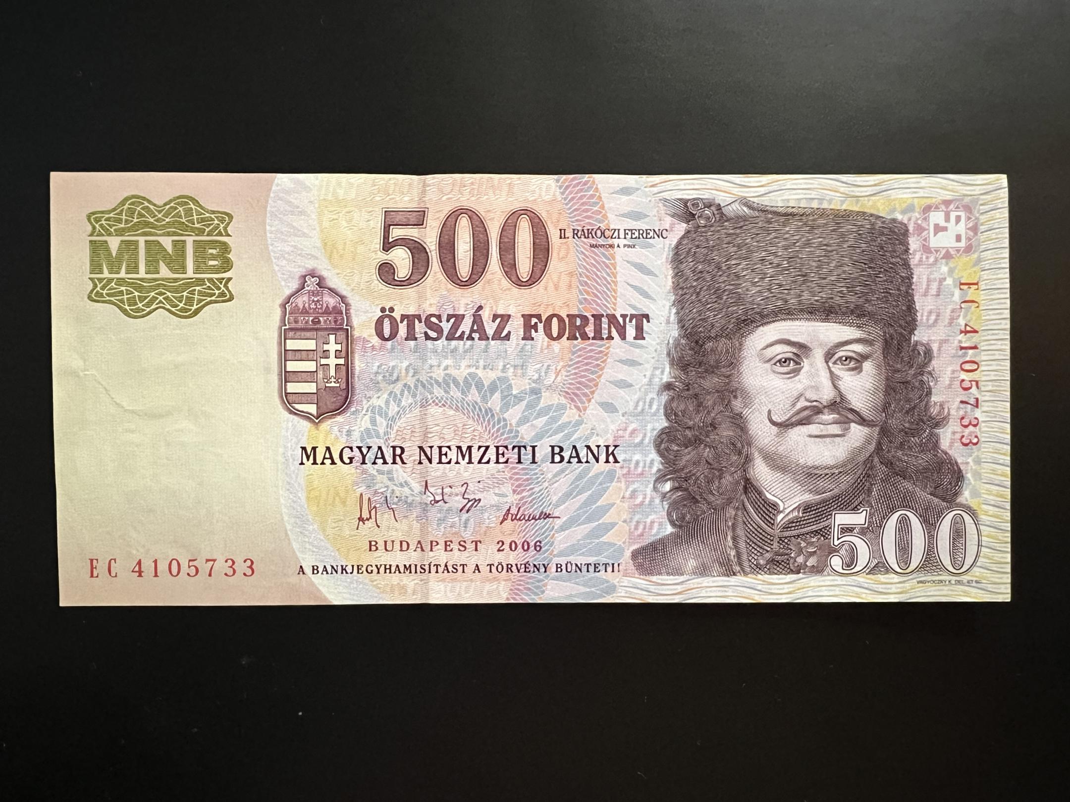 500 Forint EC 50. évforduló 1956 (2006) UNC Adamo F54 