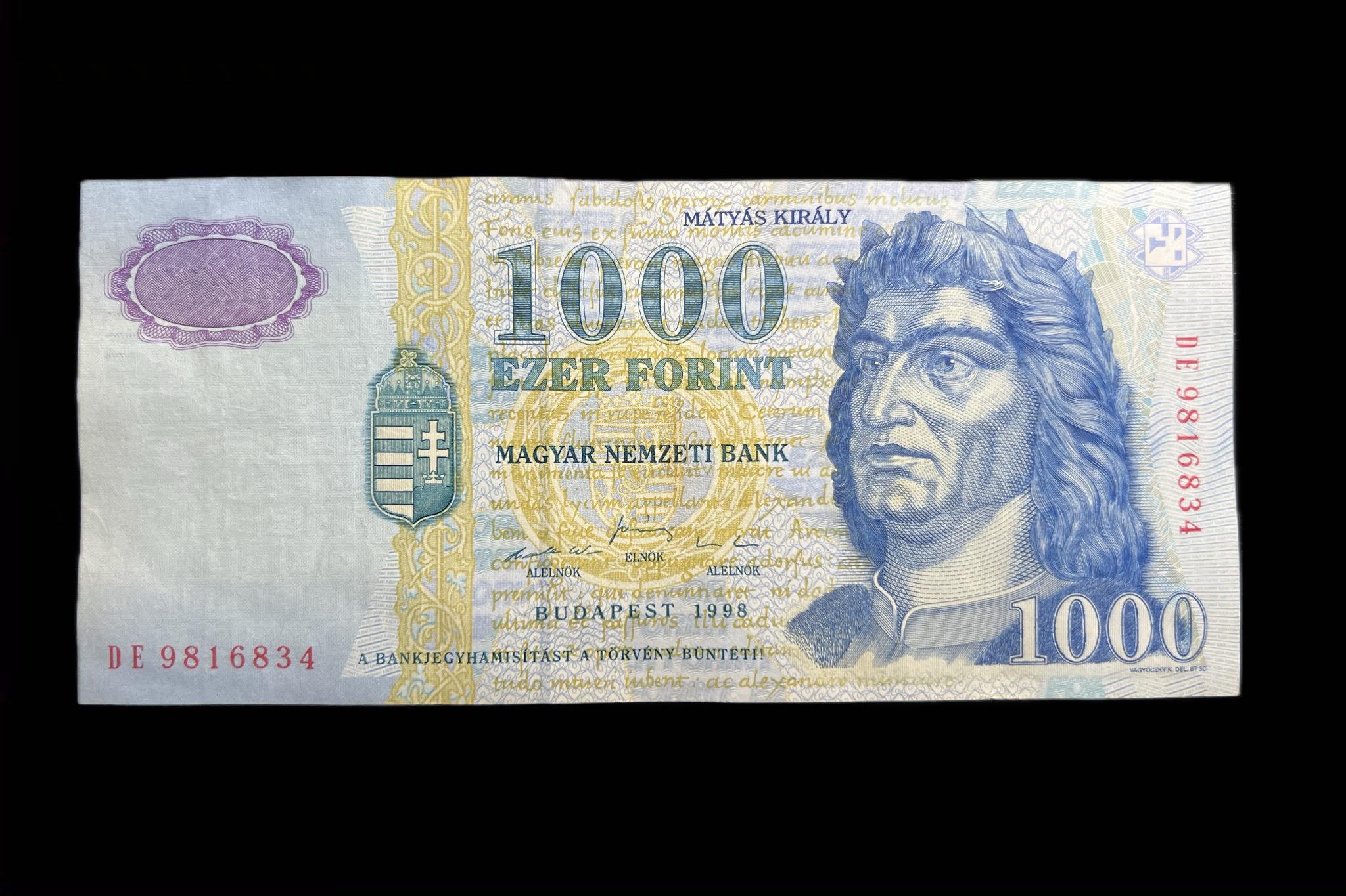 1000 Forint DE(1998) VF Adamo F55