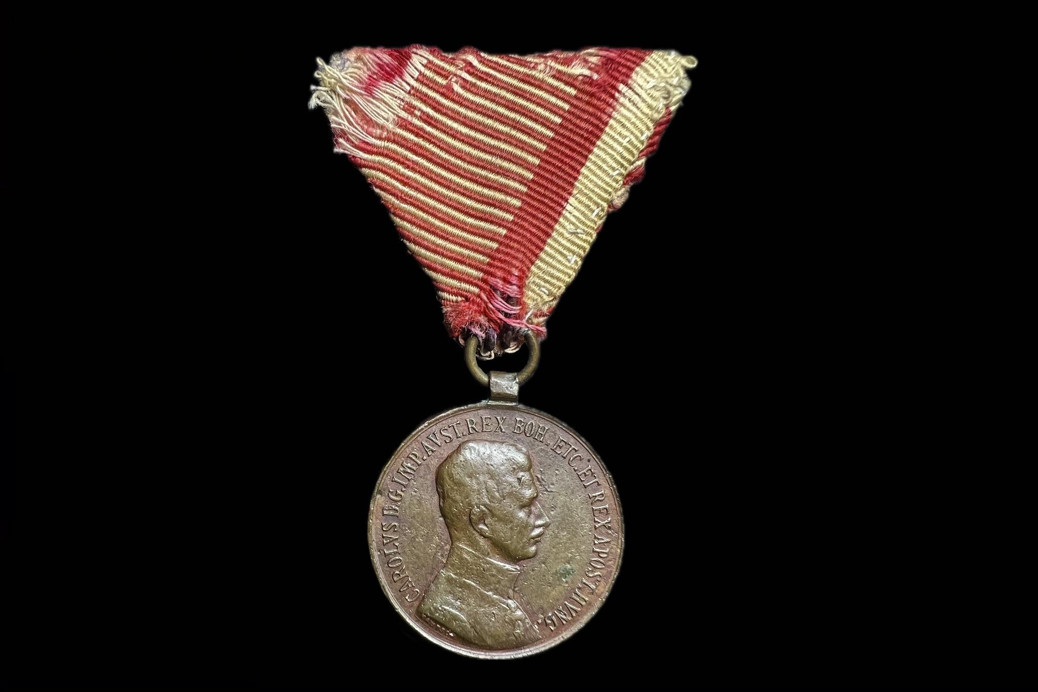 IV.Károly Vitézségi Bronz Érem 