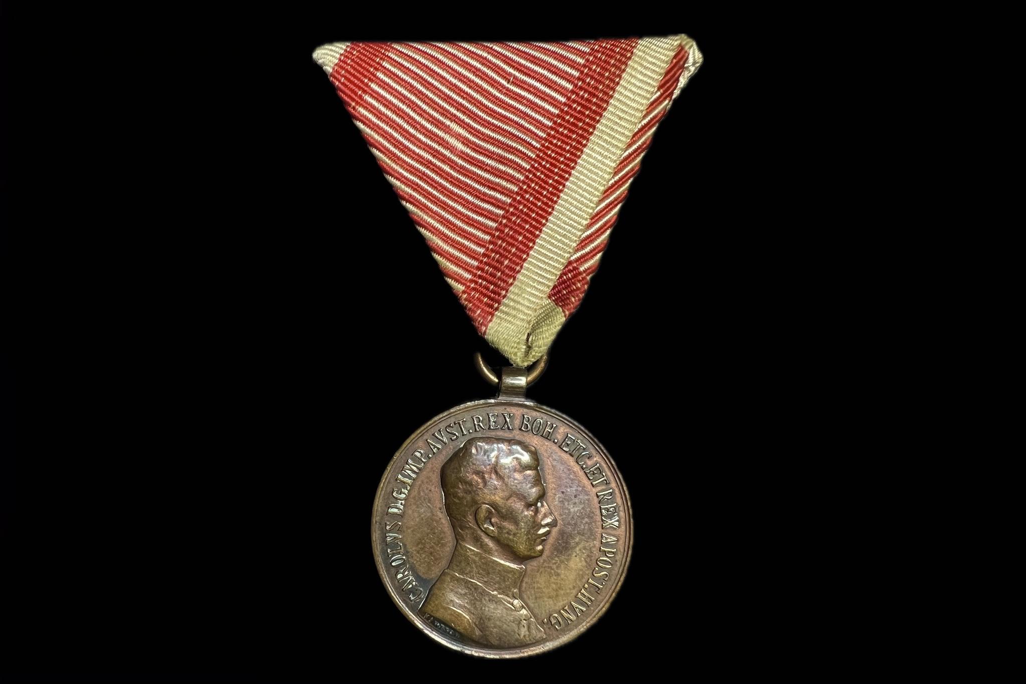 IV.Károly Vitézségi Bronz Érem