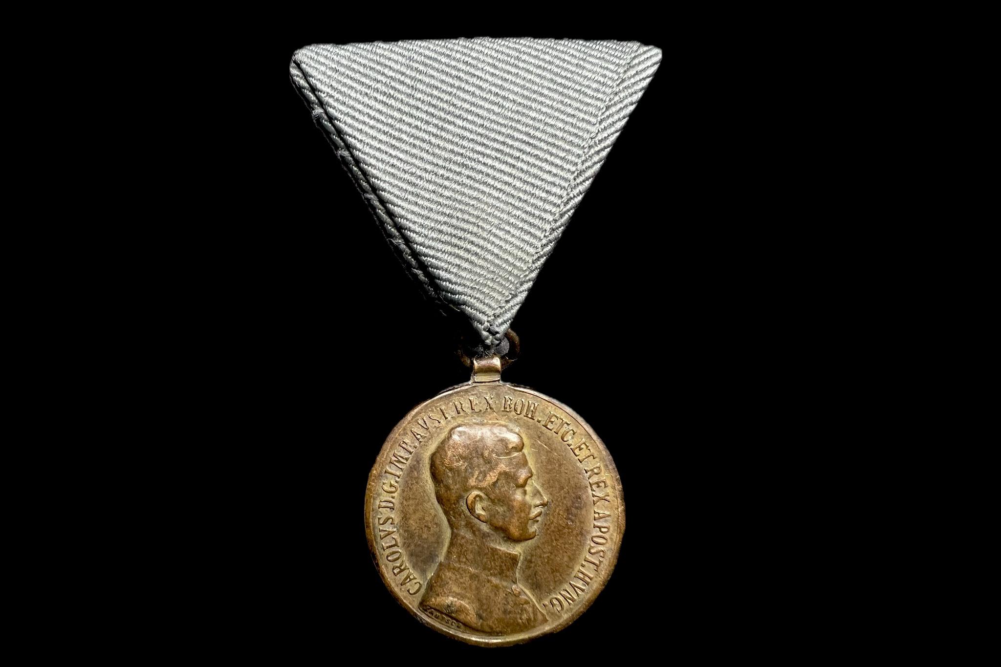IV.Károly Vitézségi Bronz Érem 