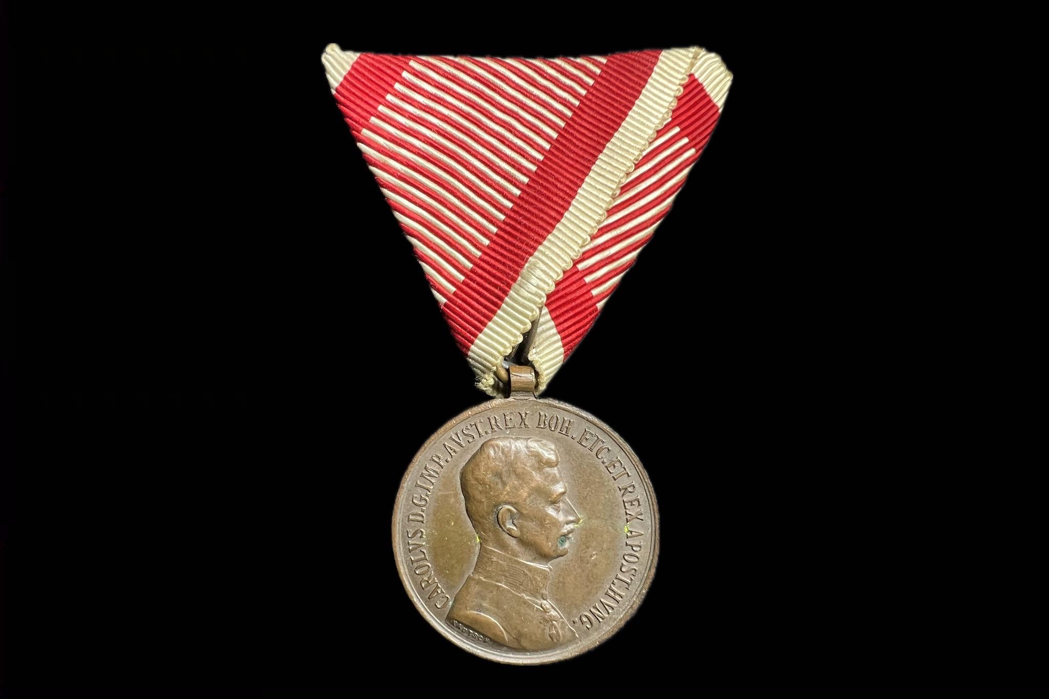 IV.Károly Vitézségi Bronz Érem