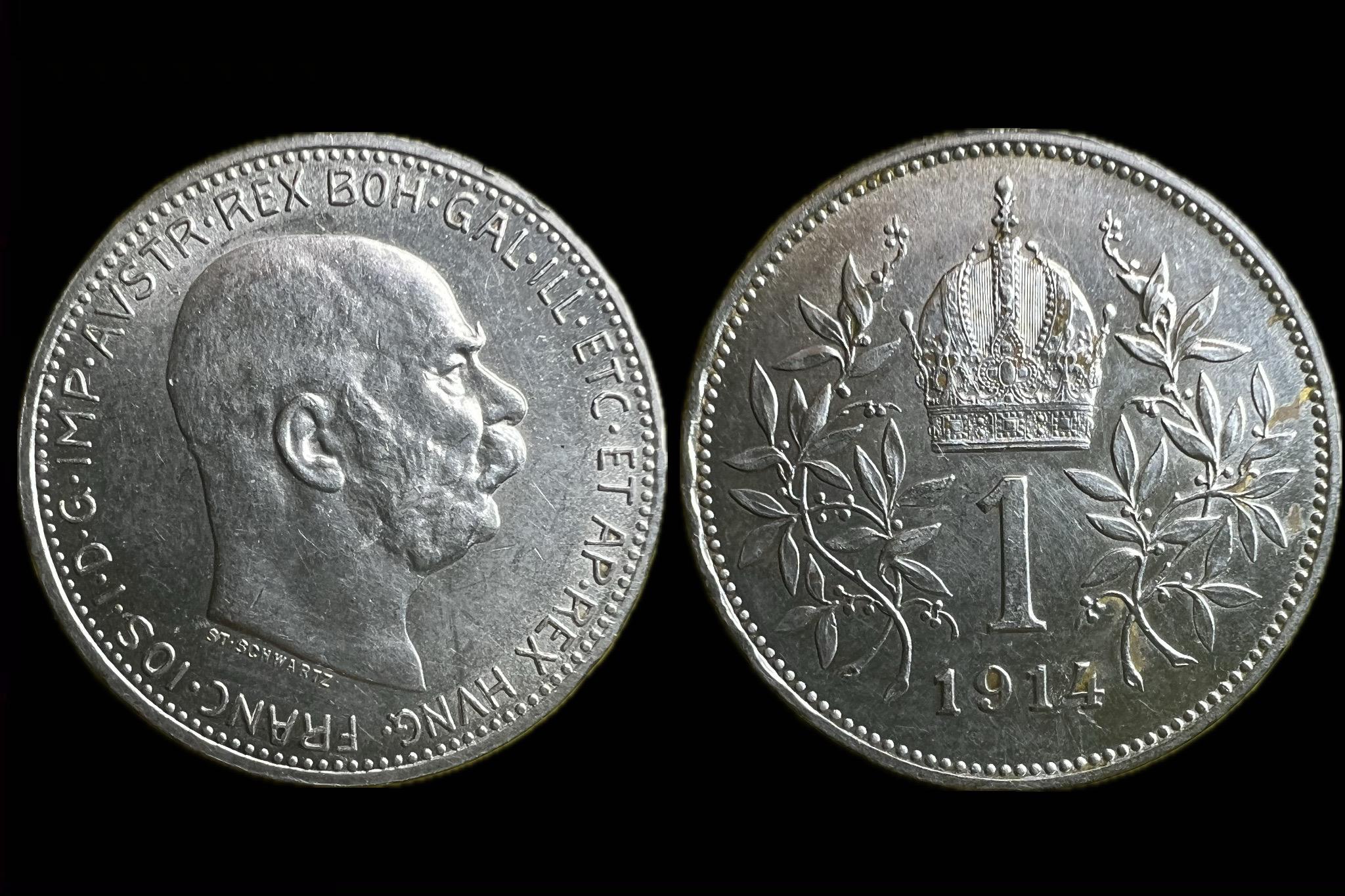 Ferenc József 1 Corona (1914) KM2820