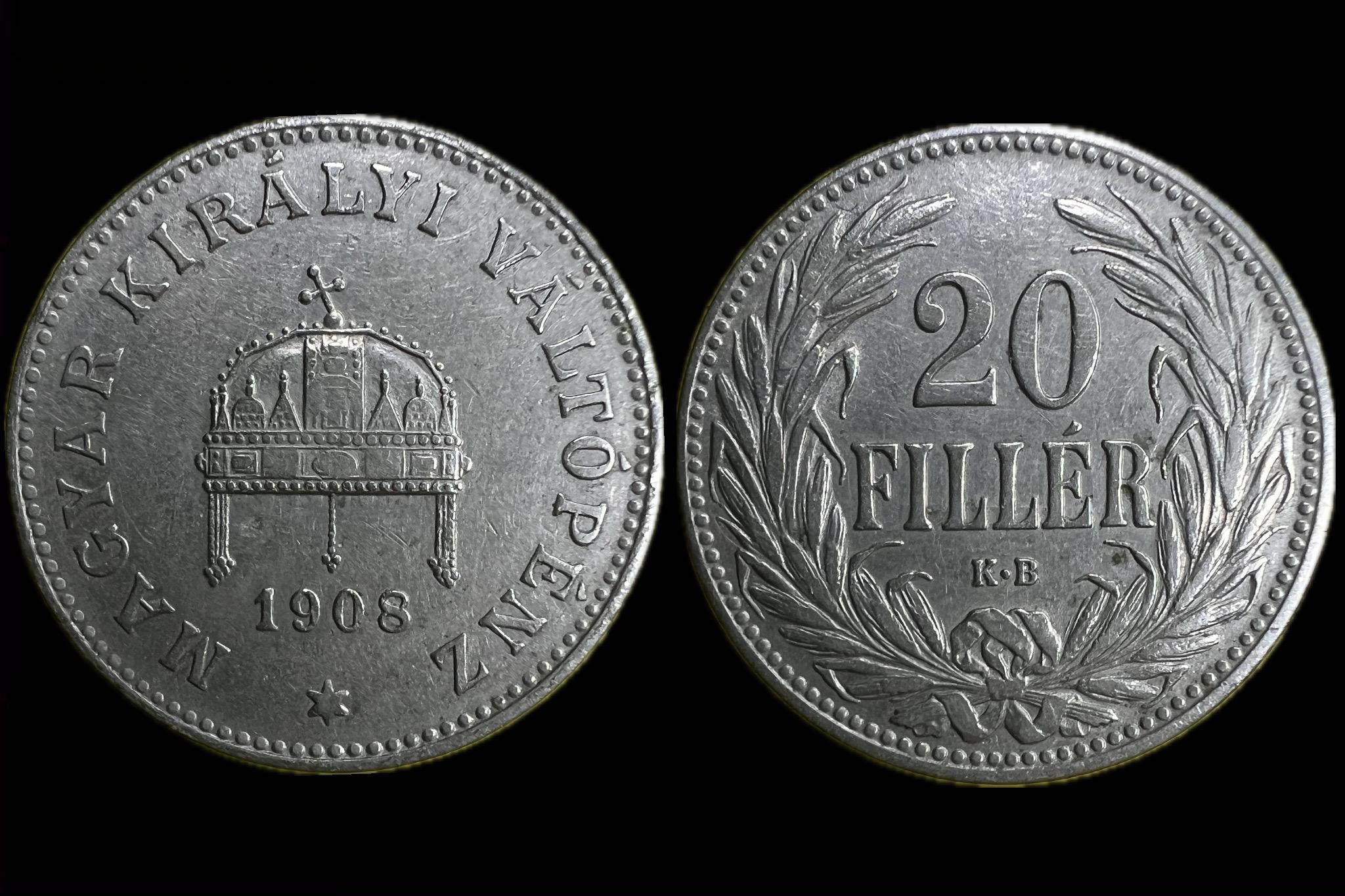 (1908) 20 fillér Adamo K4