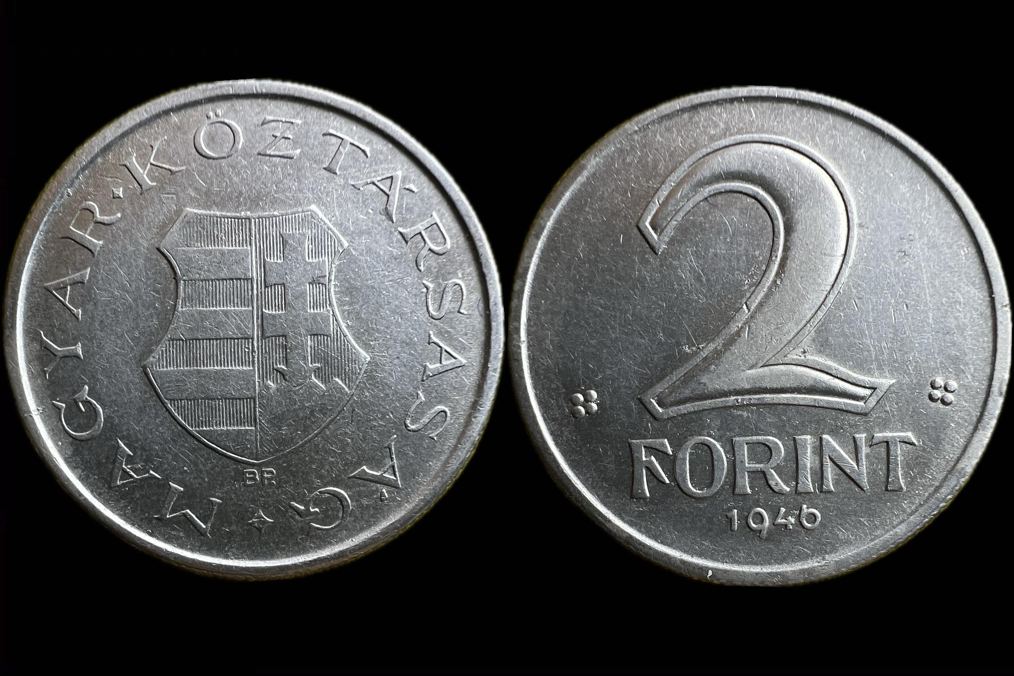 2 Forint (1946) Adamo F7 