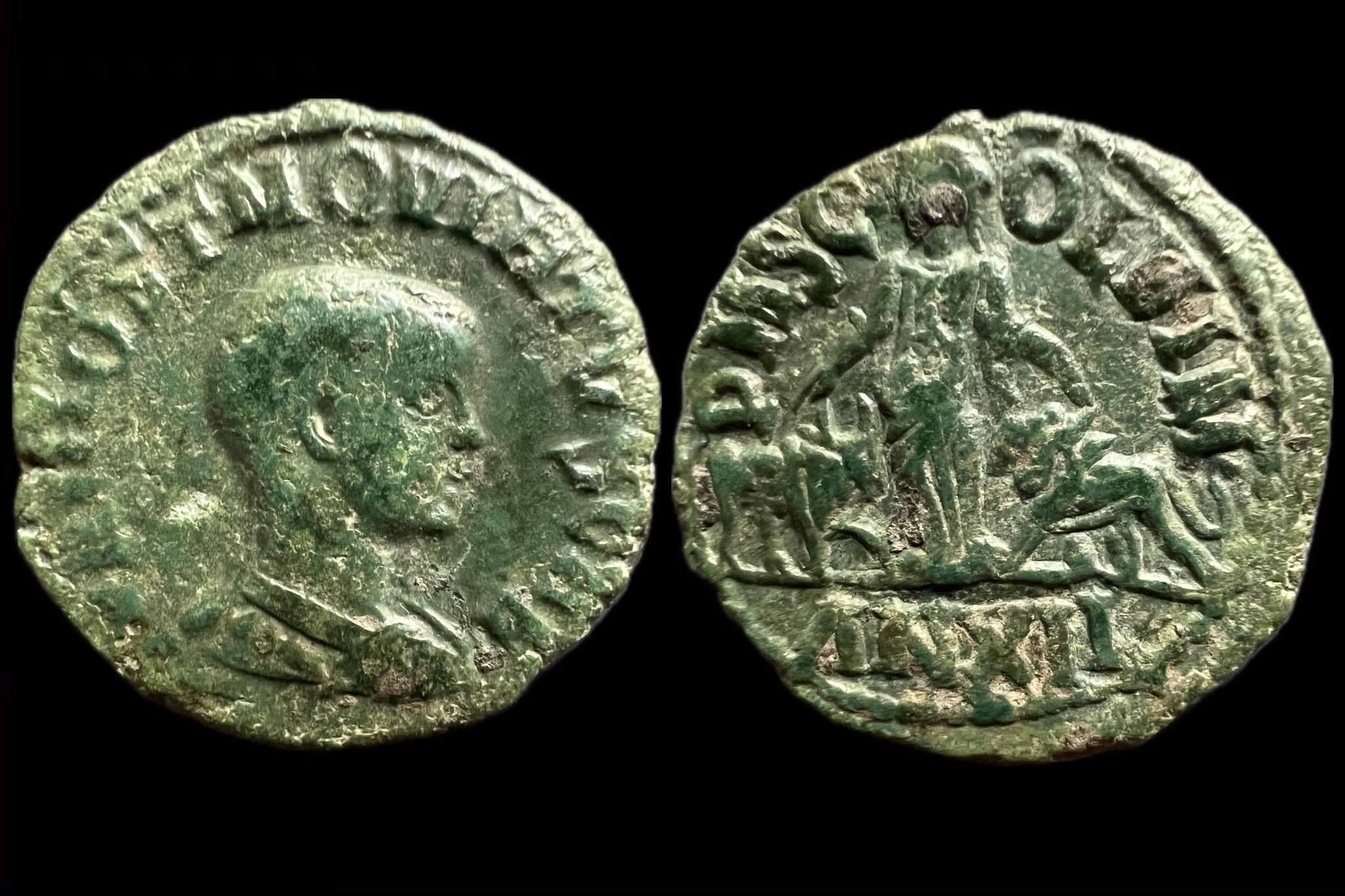 Hostilian (i.sz.251) Sestertius Viminacium Varbanov 194 