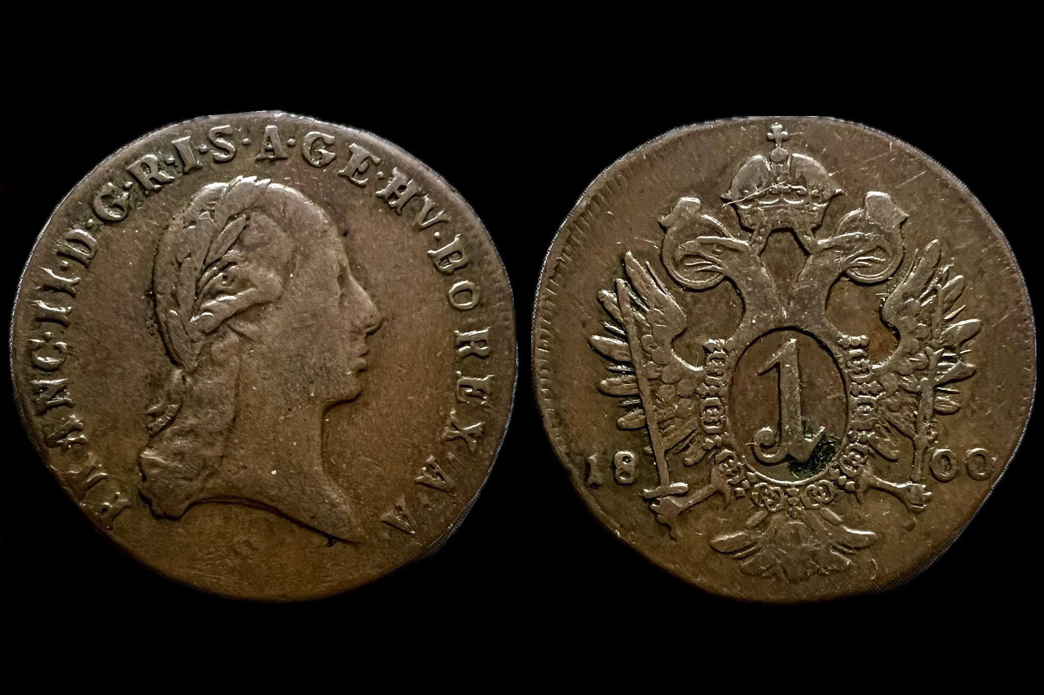 Ferenc 1 Krajcár (1800)S KM2111 