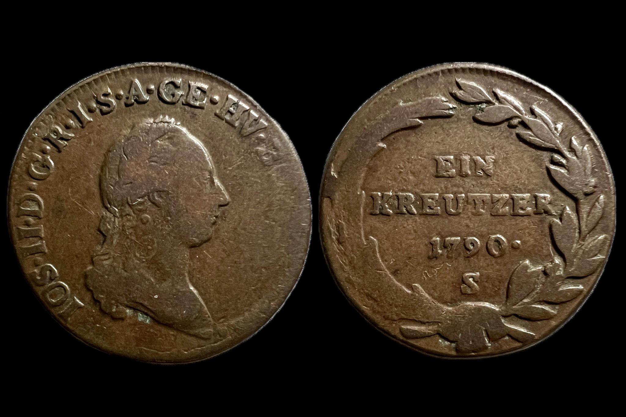 II. József 1 Krajcár (1790)S KM2056 
