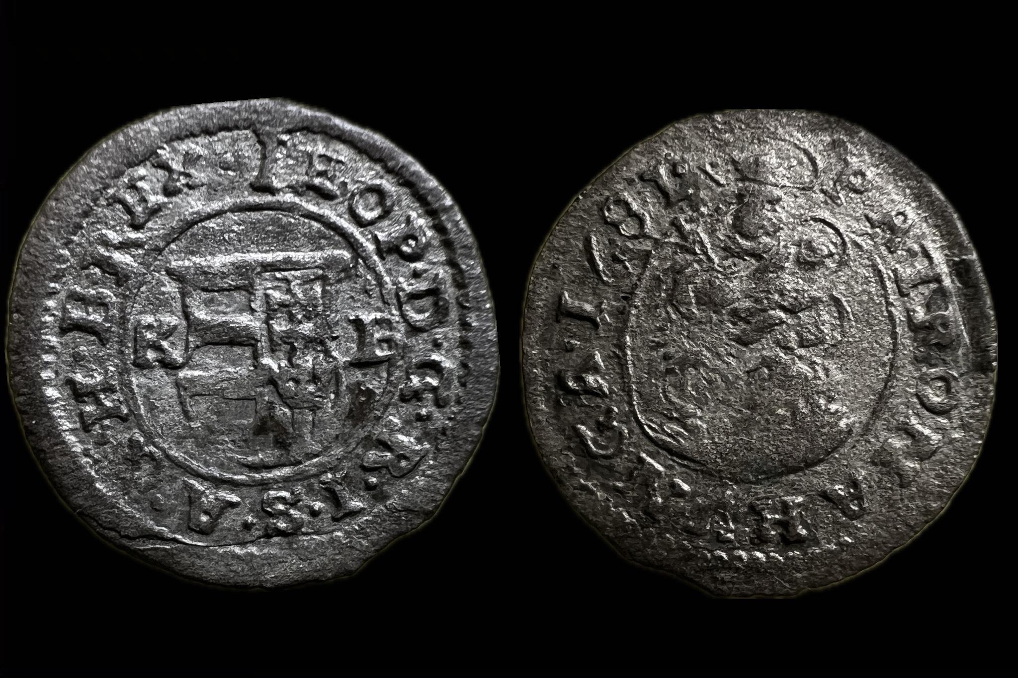 I. Lipót dénár (1681) ÉH-1107 K-B 