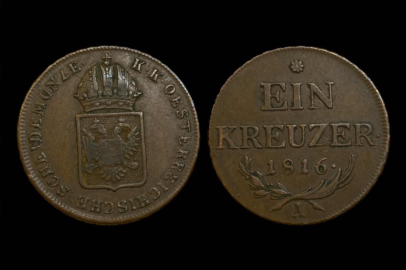 Franz 1 kreutzer (1816)A