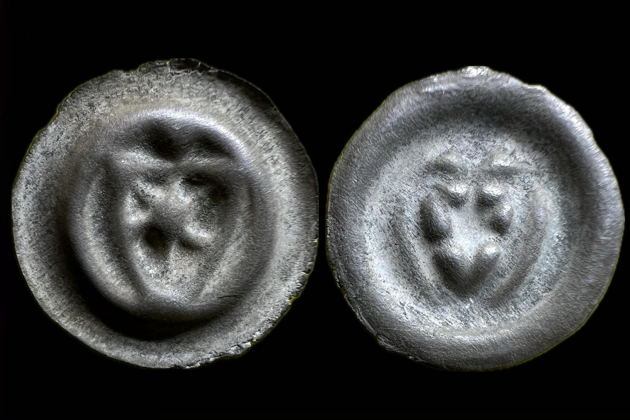 Teutonic Brakteata Szilézia Német lovagrend (XIII.sz) Kopicki 8998