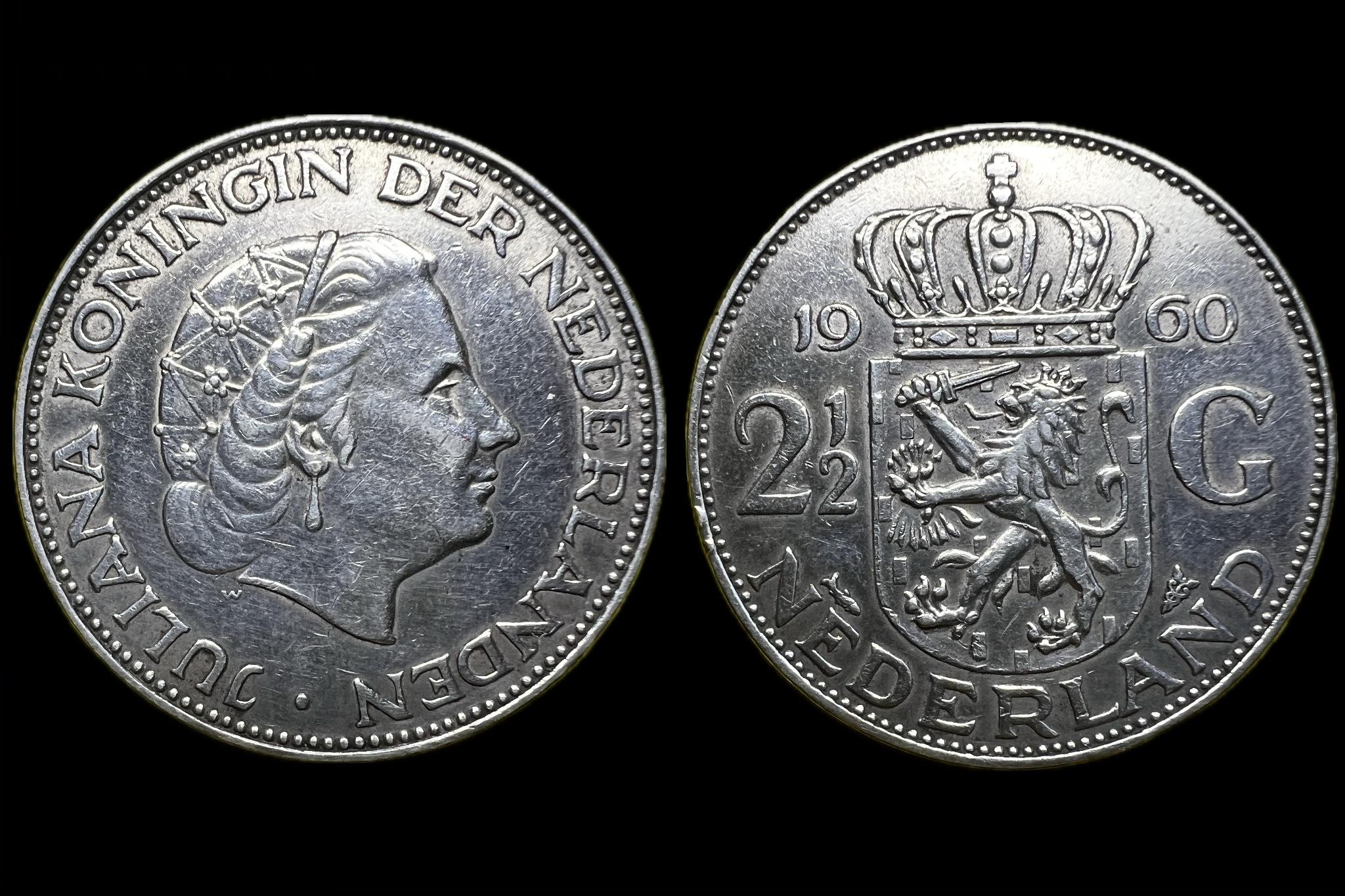 Hollandia 2 1/2 Gulden Juliana Km185