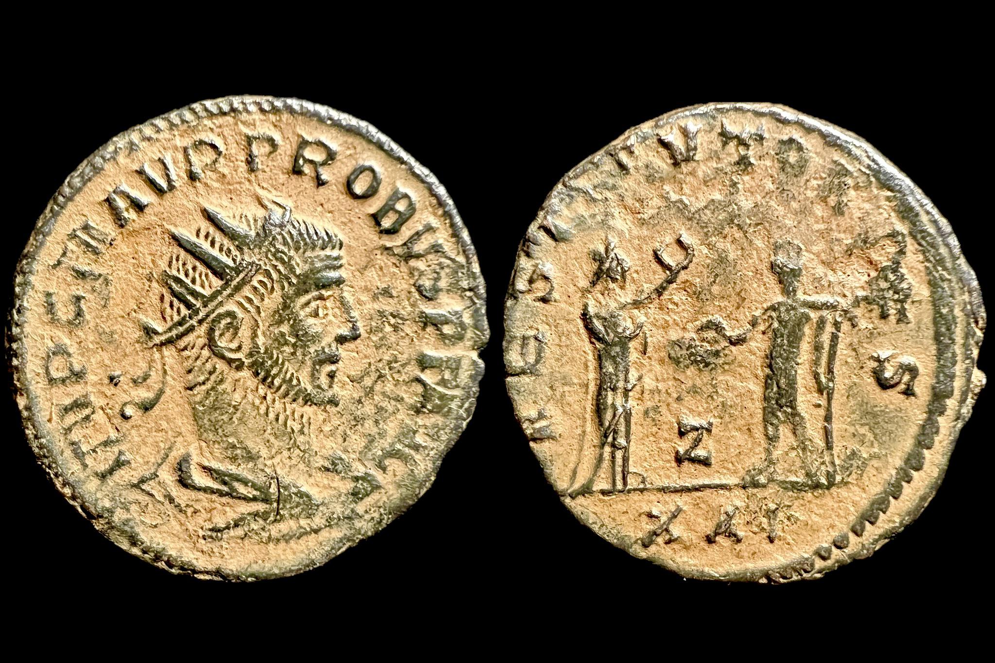 Probus (i.sz.276-282) Antoninian (sivatagi patina)