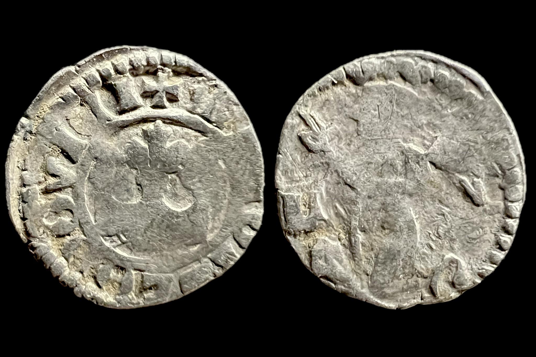 I. Lajos (i.sz.1342-1382) dénár Éh-419 R!