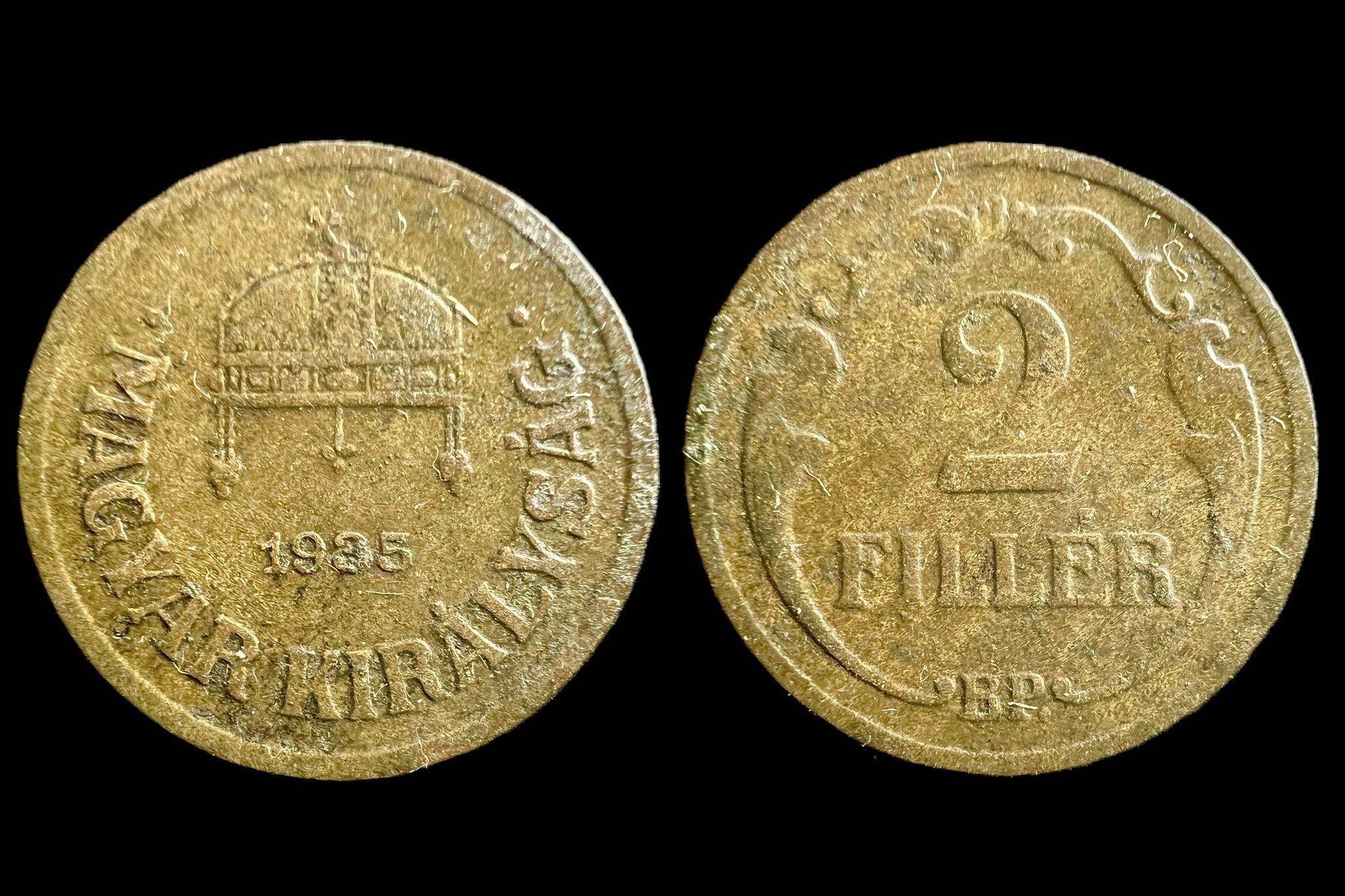 2 Fillér (1935) Adamo P2 