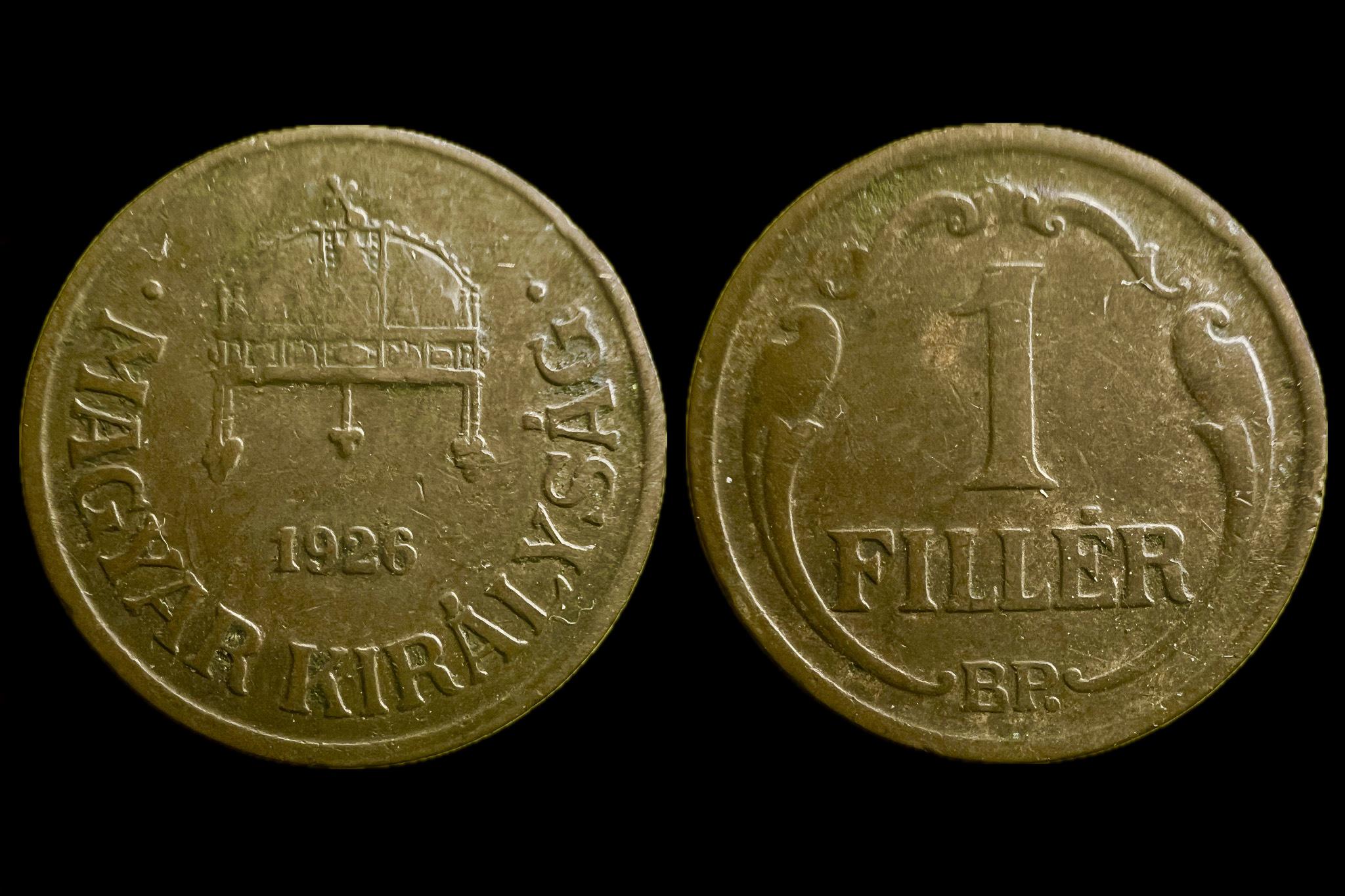 1 fillér (1926) Adamo P1 