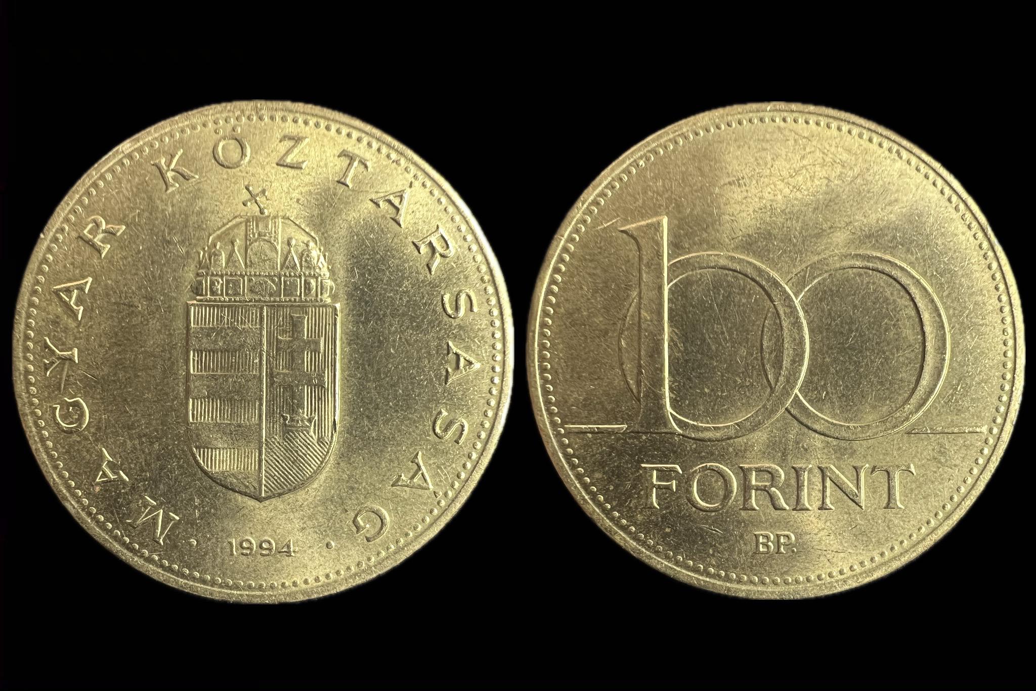 100 Forint (1994) Adamo F11.1 