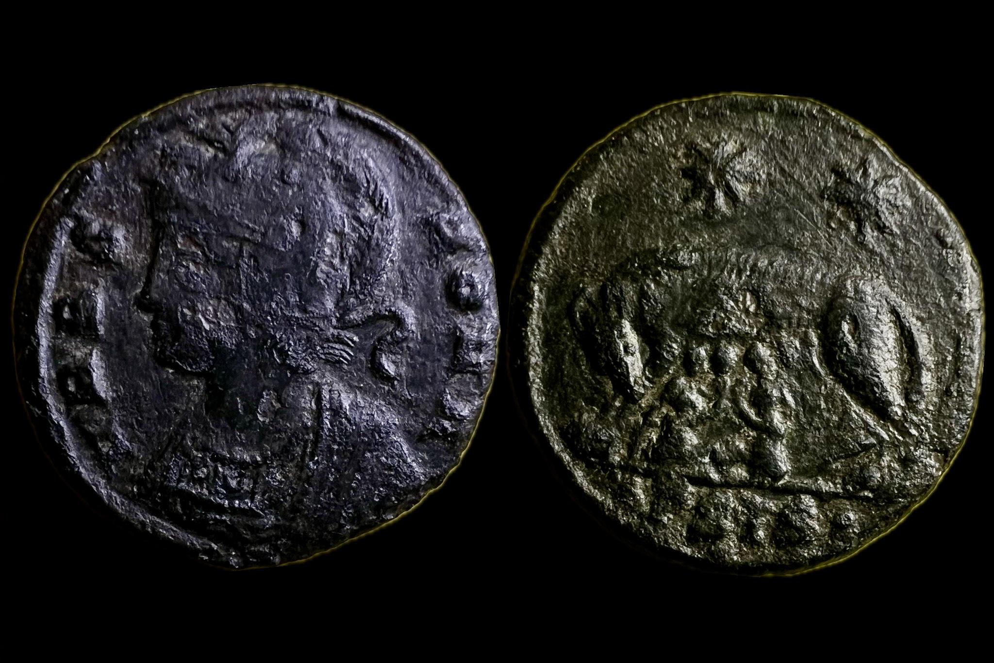 VRBS ROMA TSIS (i.sz.330-333) RIC63 AE3