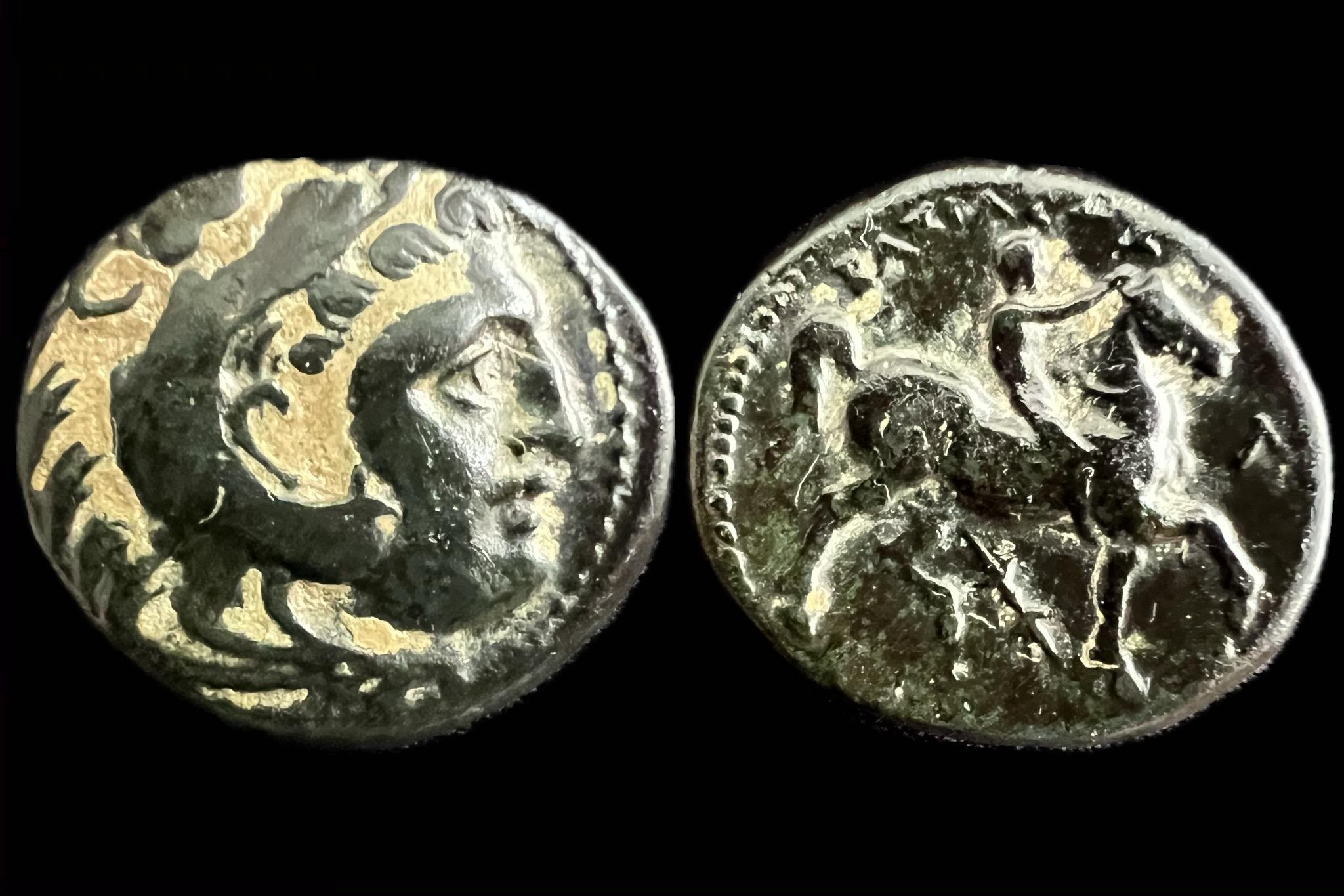 Kassander Macedon Királyság (i.e.316-297) Exra Patina AE Sear 6754 