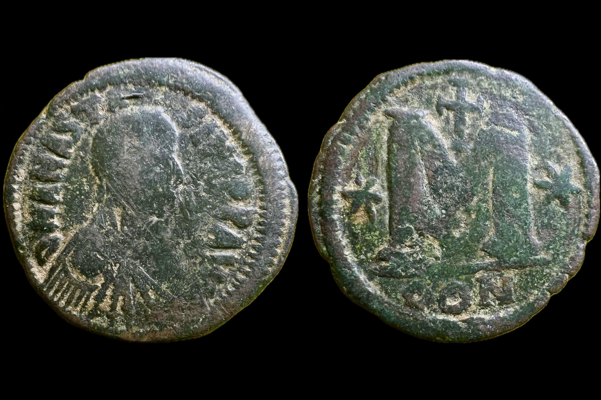 Anastasius Follis (i.sz.491-518) AE Konstantinapoly Sear 19 