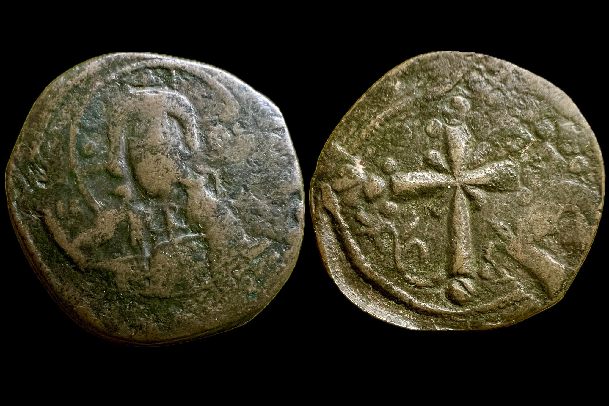 Anonymus Bizánc follis (III.Nicephorus idejéből) R! Sear1889 