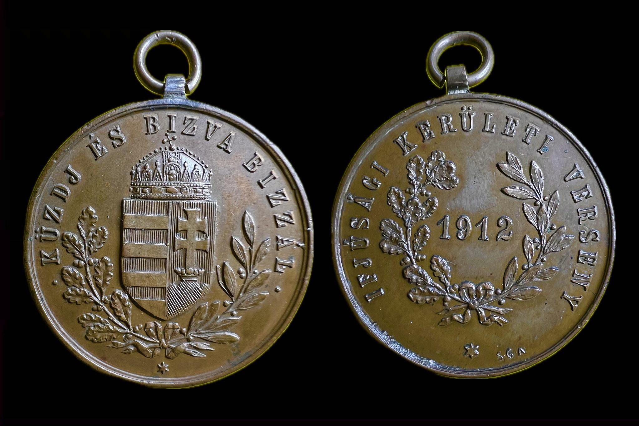 Ferenc József Ifjúsági verseny érem 