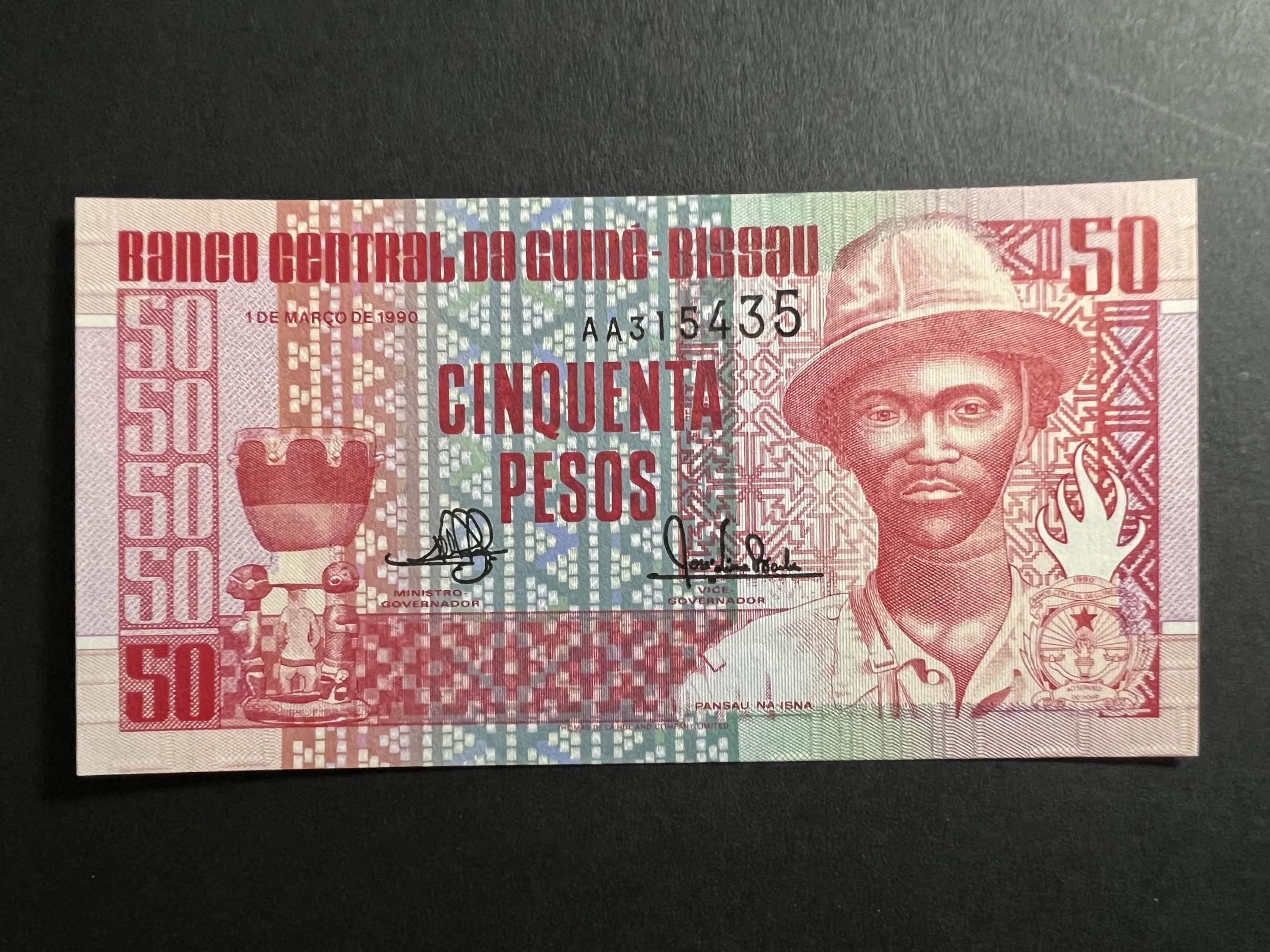 Bissau-Guinea 50 Pesos 1990 UNC