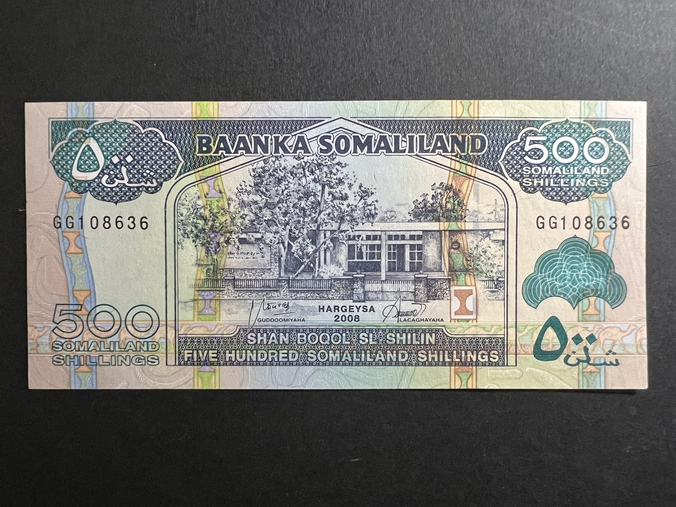 Szomália 500 Shillings 2009 UNC 