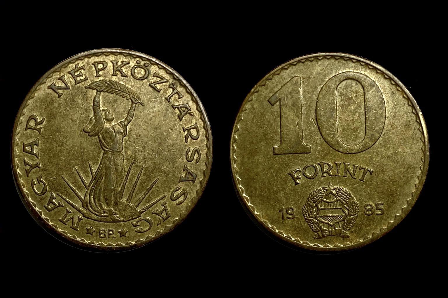 (1985) 10 forint Adamo F9.1