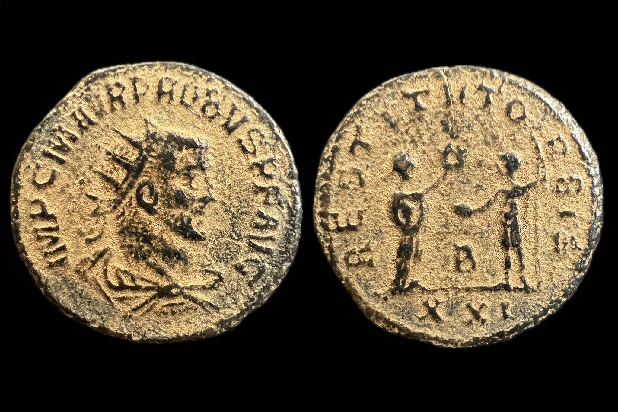 Probus (i.sz.276-282)Æ Antoninian  Antiokia sivatagi patina RIC 731