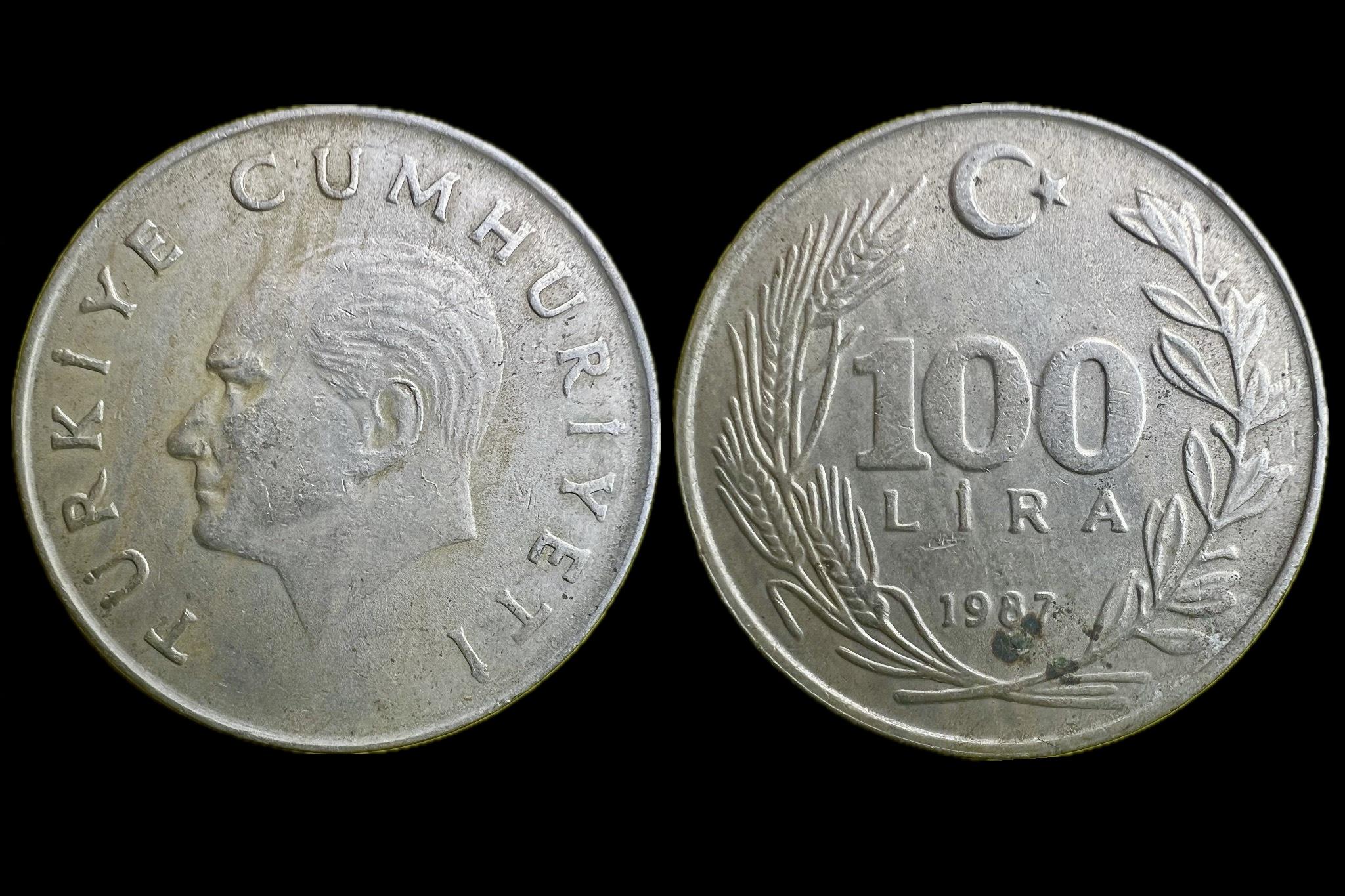Törökország 100 Líra 1987 Schön 487