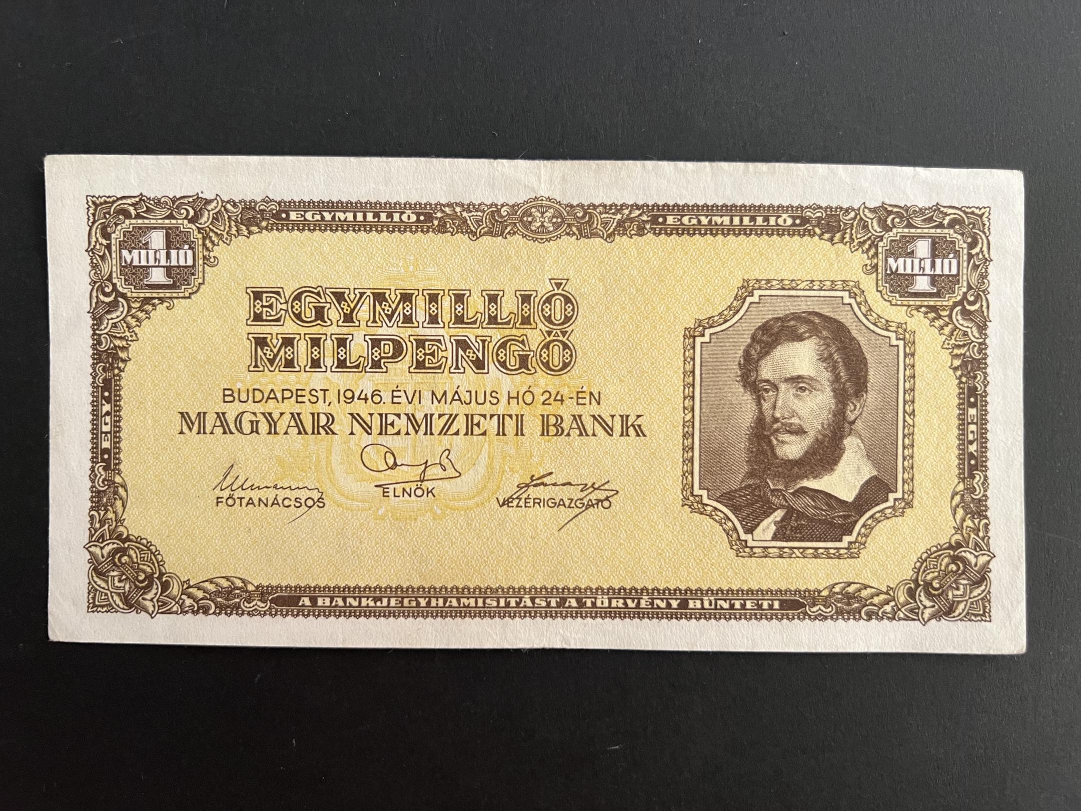 Egymillió Milpengő (1946) Adamo P31 EF 