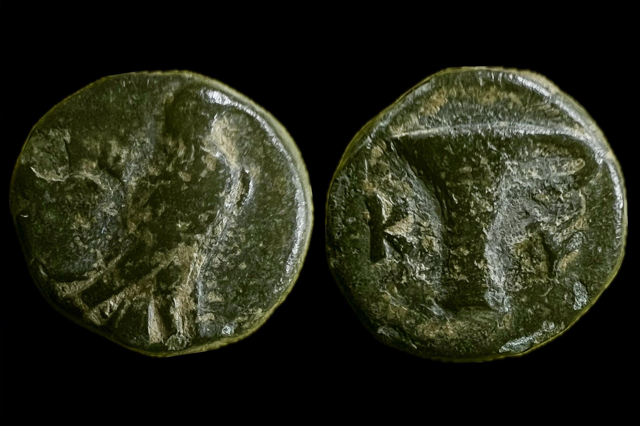 Aiolis Kyme (i.e.320-250) AE SNG von Aulock 1625