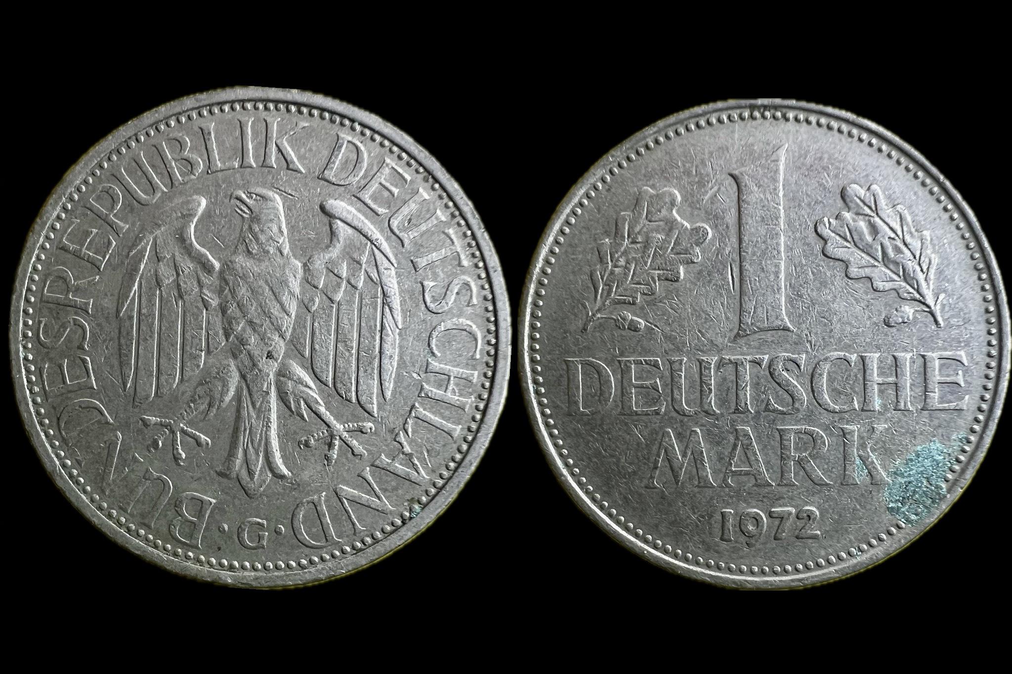 Németország 1 Márka 1970 G KM 110 