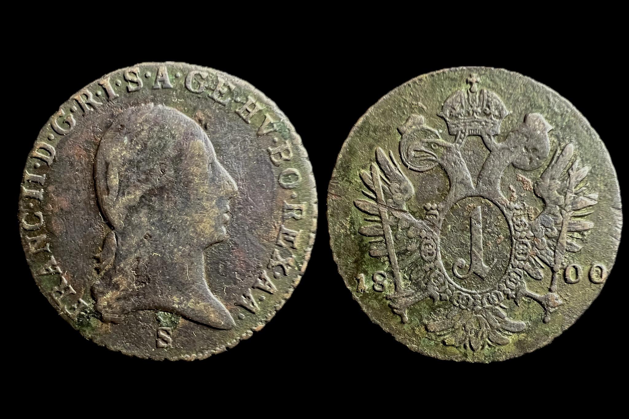 Ferenc 1 Krajcár 1800 S Adamo C2