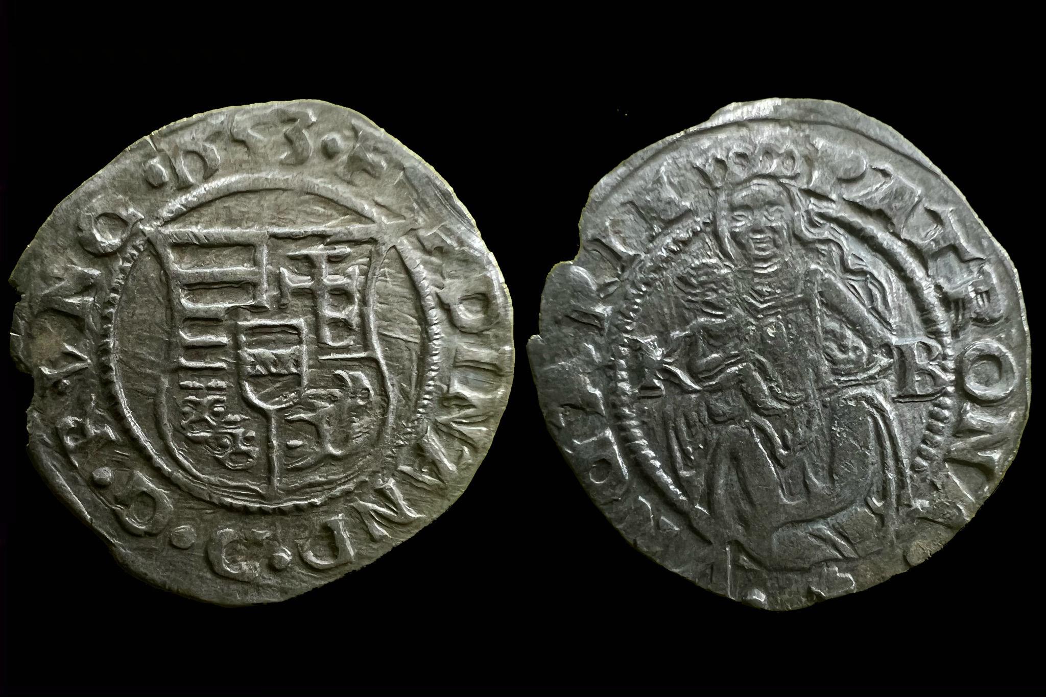 I. Ferdinánd (1553) dénár K-B Éh-745 