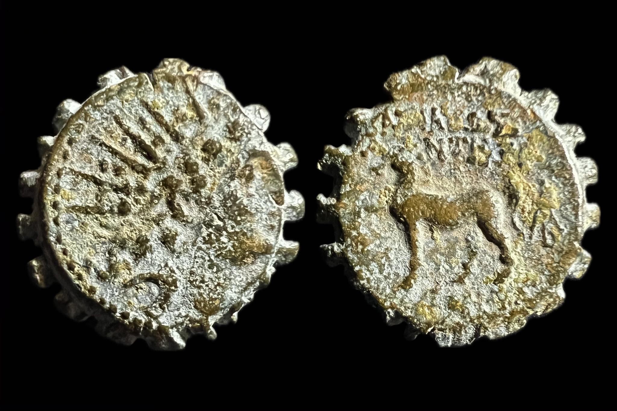 Szeleukida Királyság VI.Antiochos Dionysos (i.e.144-142) Serrate AE  ΒΑΣΙΛΕΩΣ ΑΝΤΙΟΧΟΥ _ ΕΠΙΦΑΝΟΥΣ ΔΙΟΝΥΣΟΥ SC 2025 