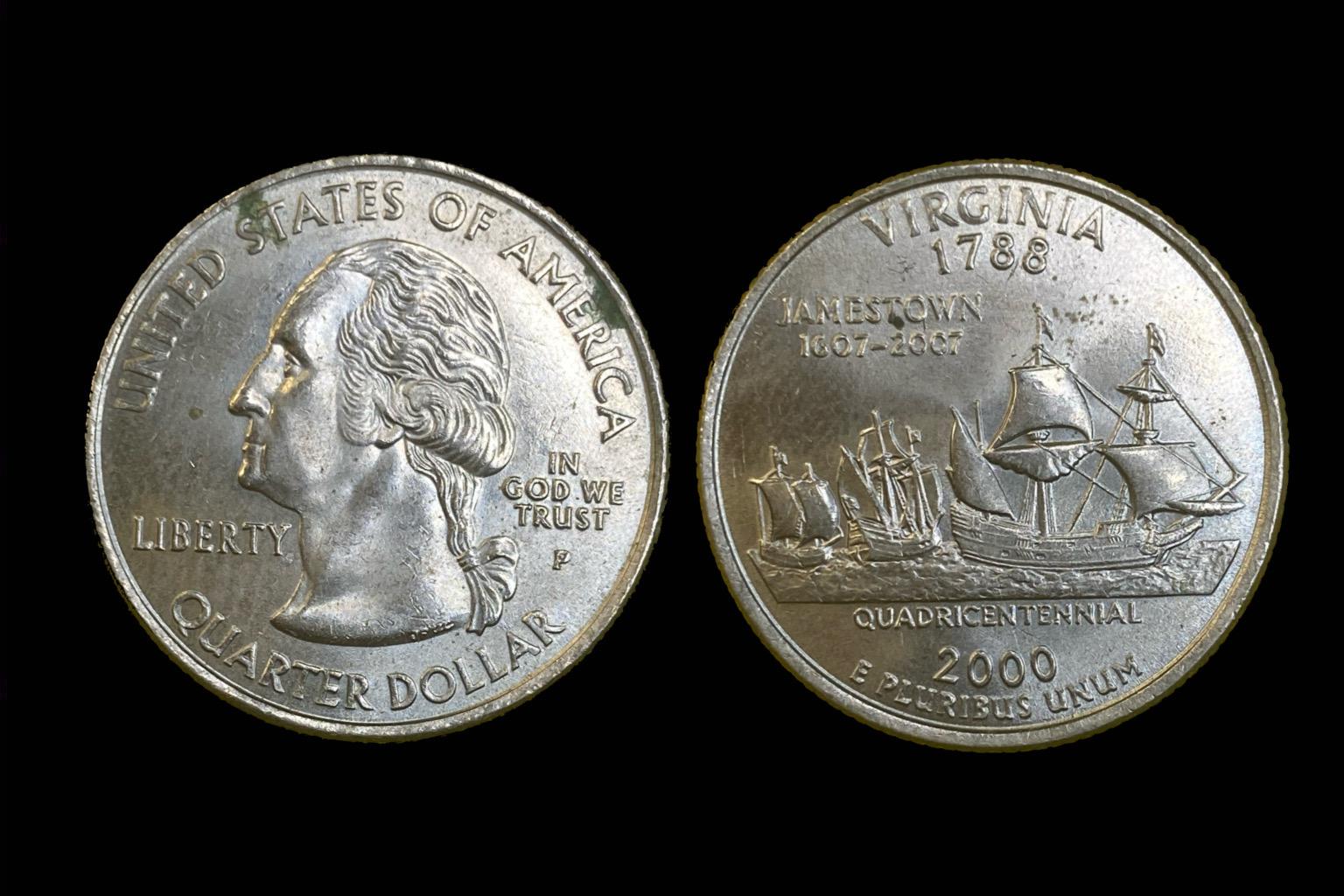 1/4 dollár USA (2000 P)