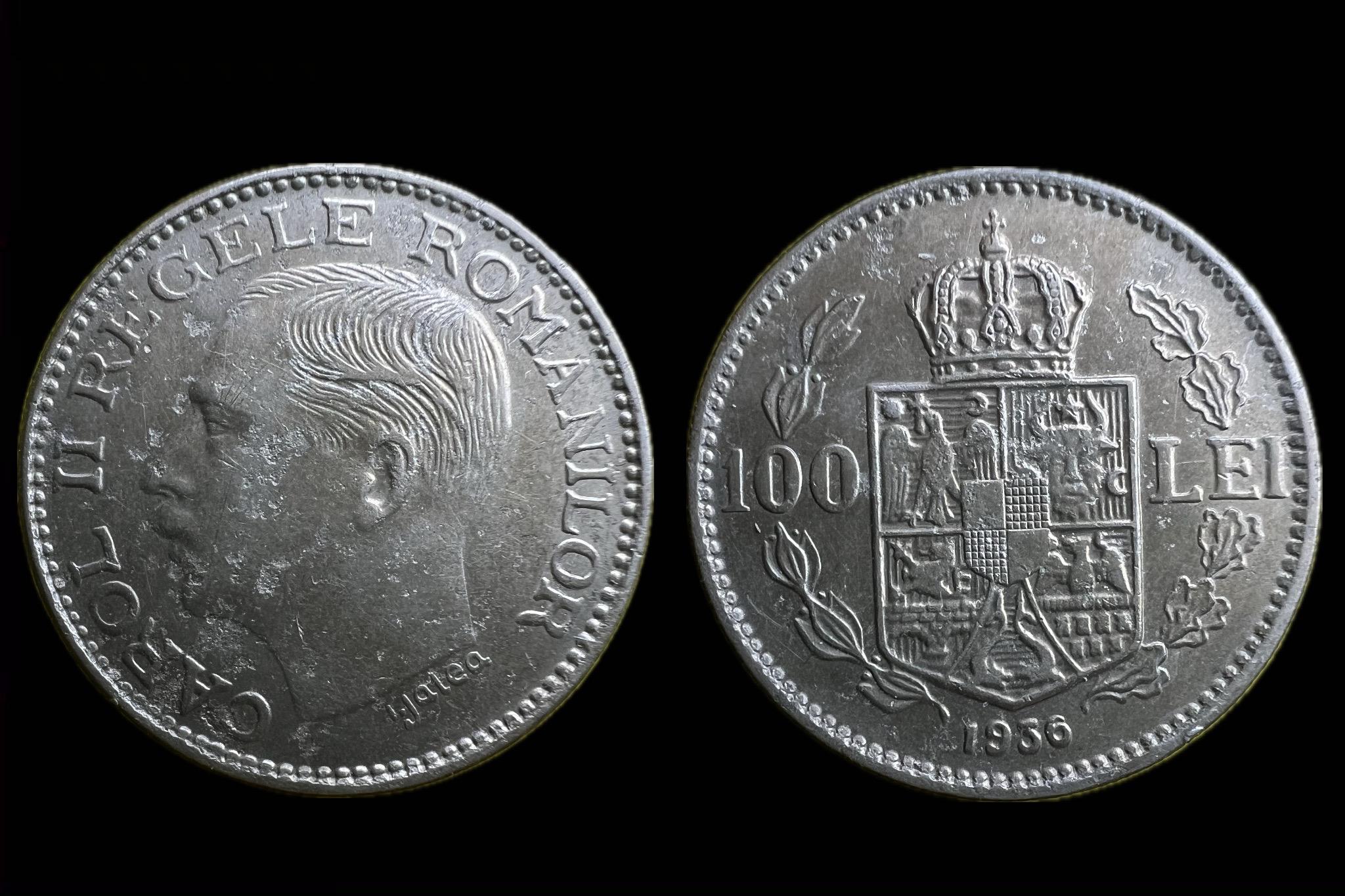 Romania 100 Lei 1936 KM54 