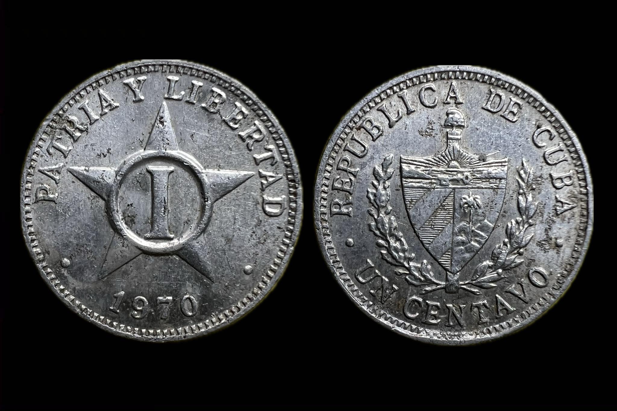 Cuba 1 Centevos 1970 KM33.2