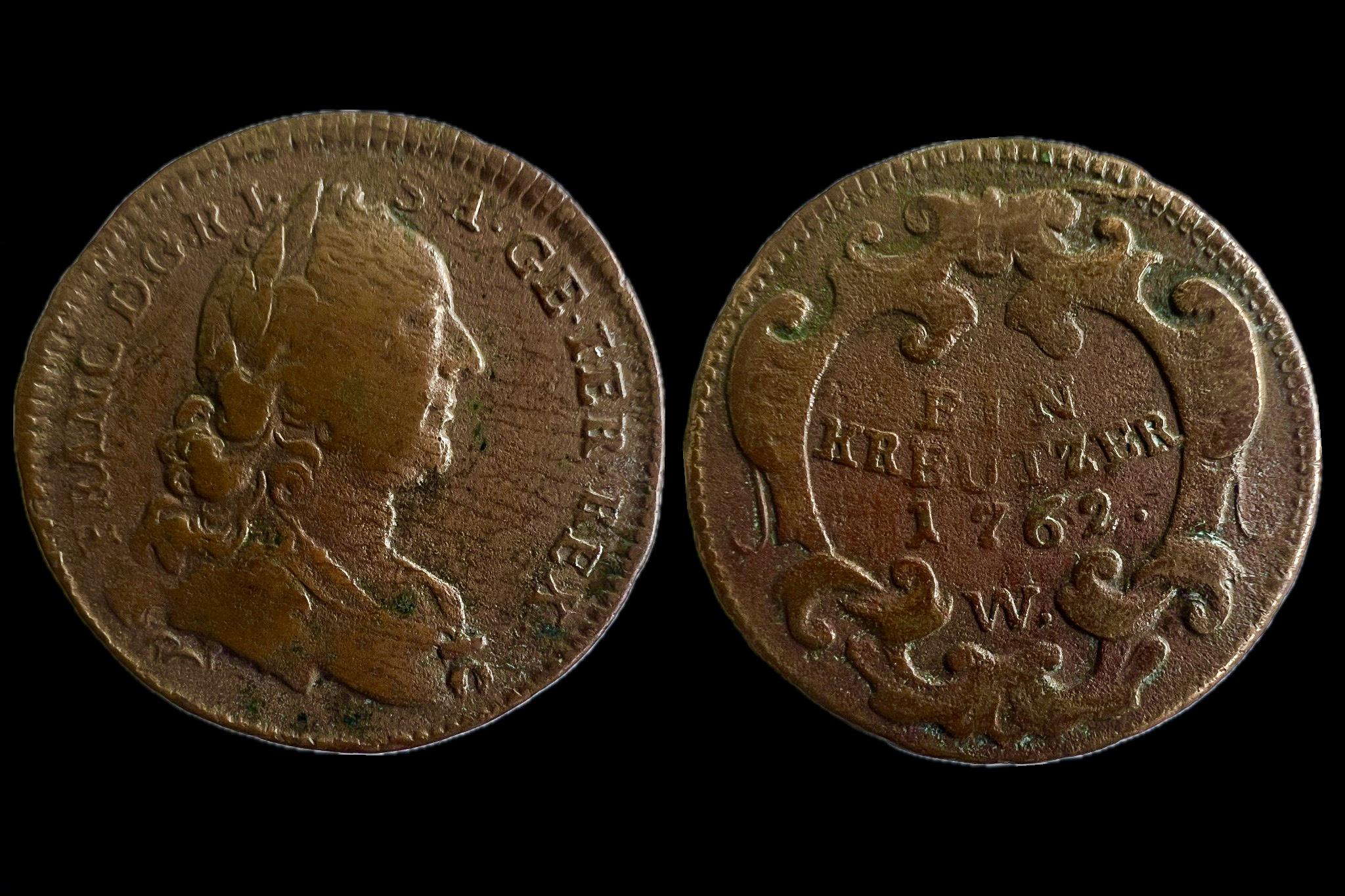 Lotharingiai Ferenc 1 Krajcár 1762 W KM 2007 