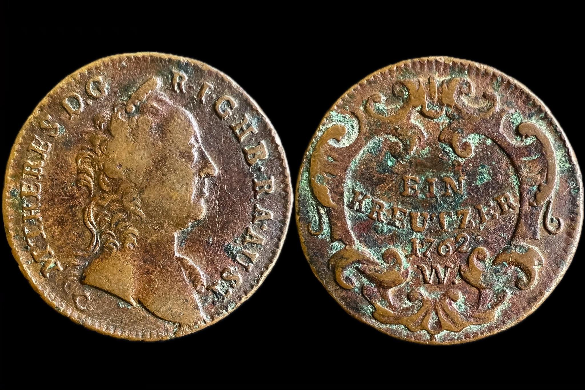 Mária Terézia 1 Krajcár 1762 W KM 1993