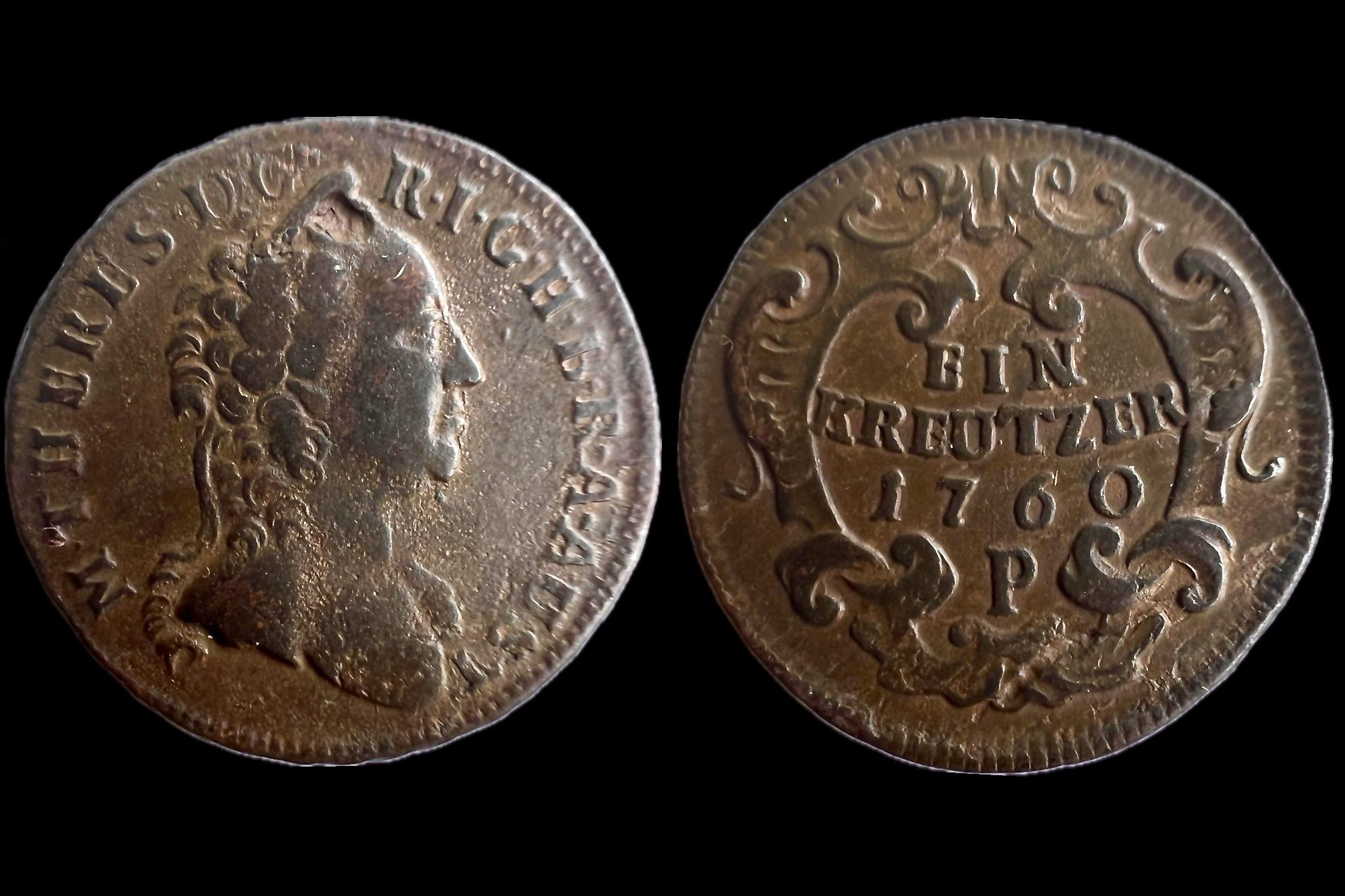 Mária Terézia 1 Krajcár 1760 P KM 1993