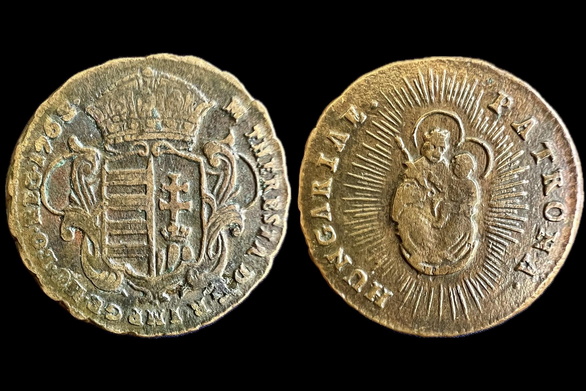 Mária Terézia Rézdénár 1763 J.n.  Réz ÉH-1278 