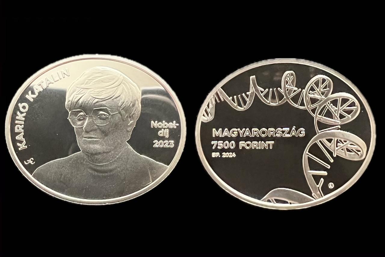 2024. évi Karikó Katalin ezüst emlékérme Proof