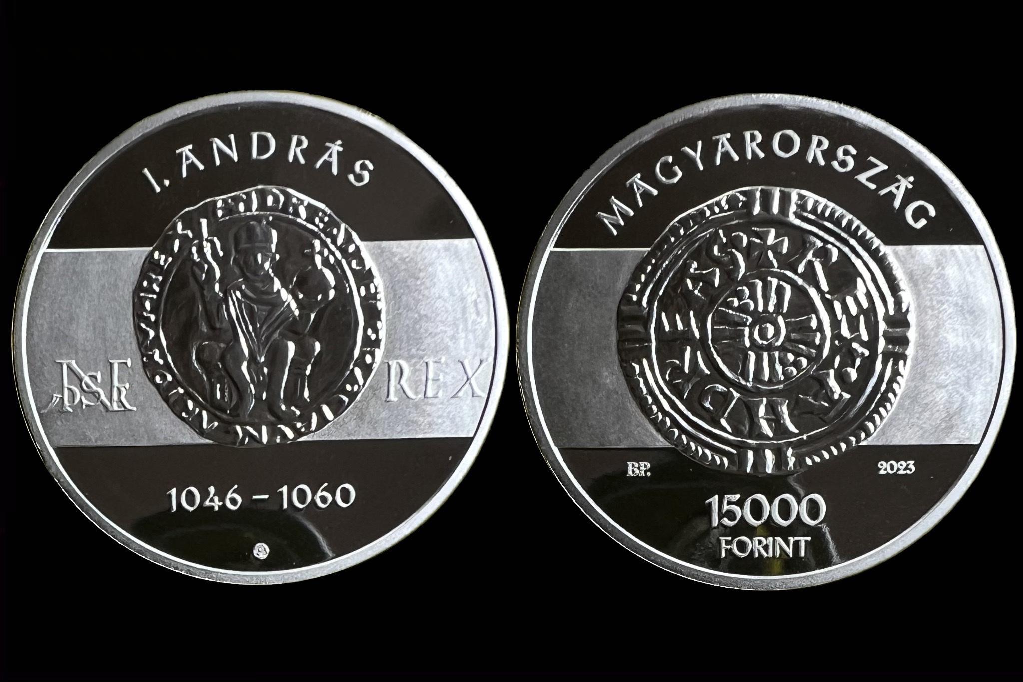 2023. évi I. András ezüst emlékérme, Proof