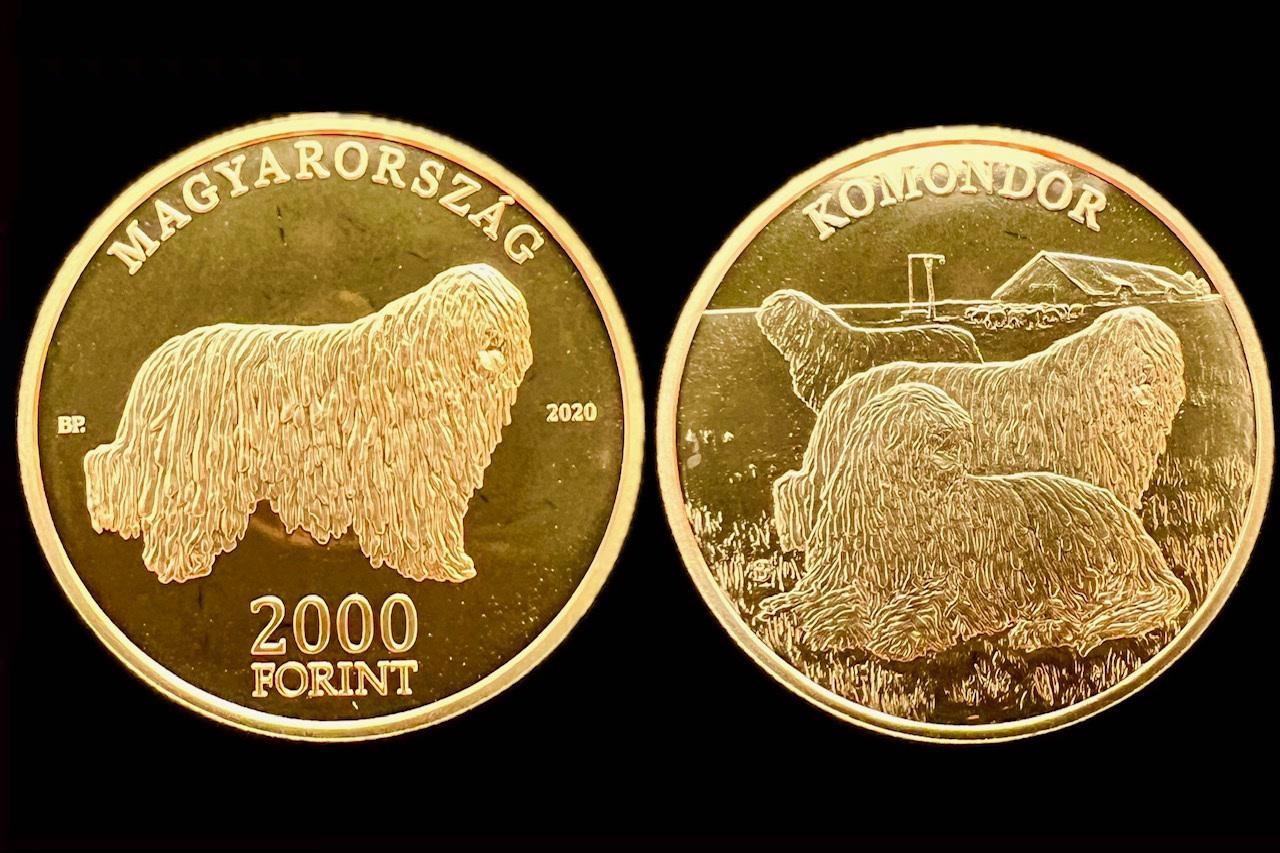 2020. évi Komondor színesfém emlékérme PP