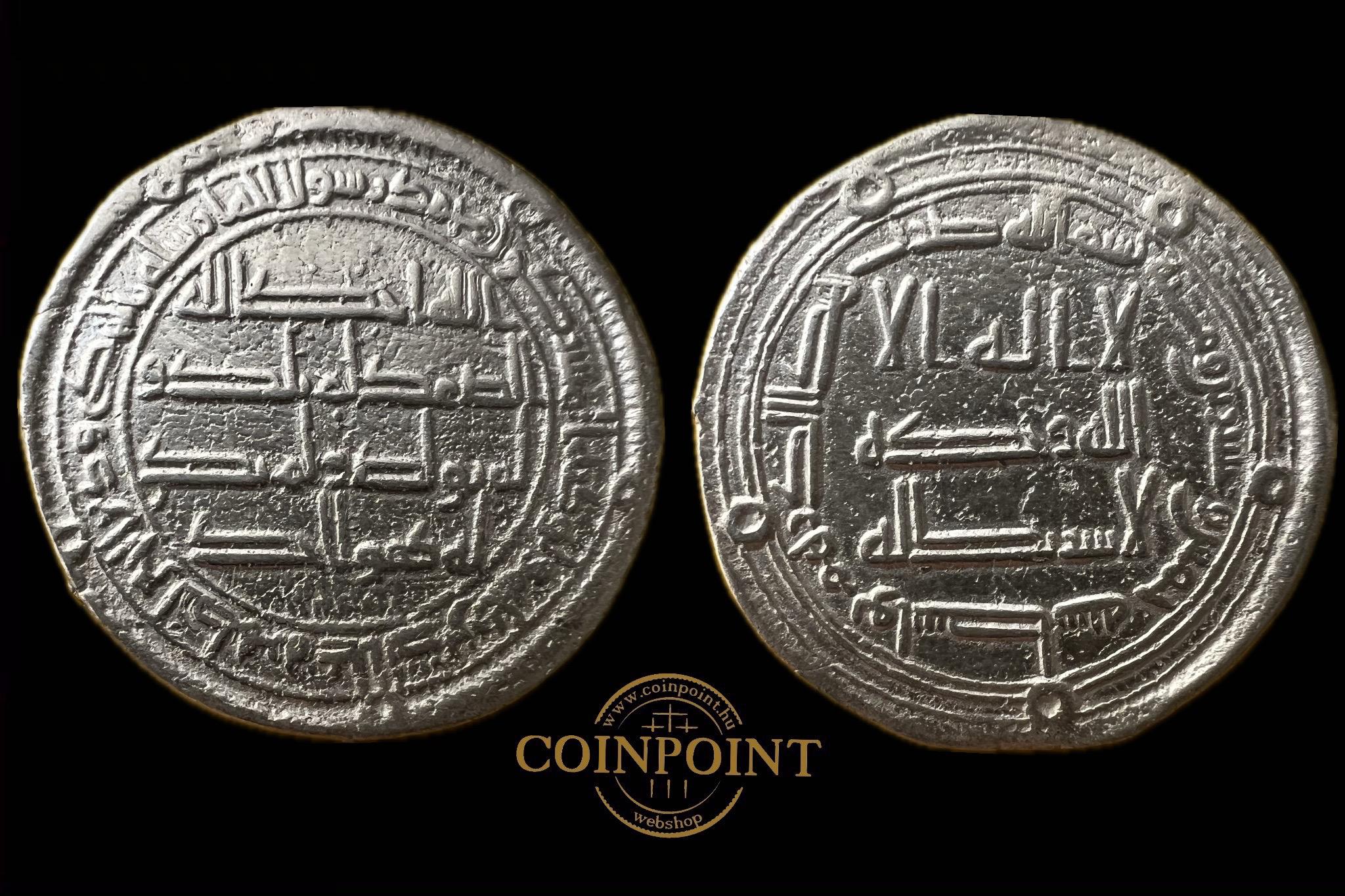 Umayyad Hisham Dirhem (i.sz.724-743) Wasit  Klat 142