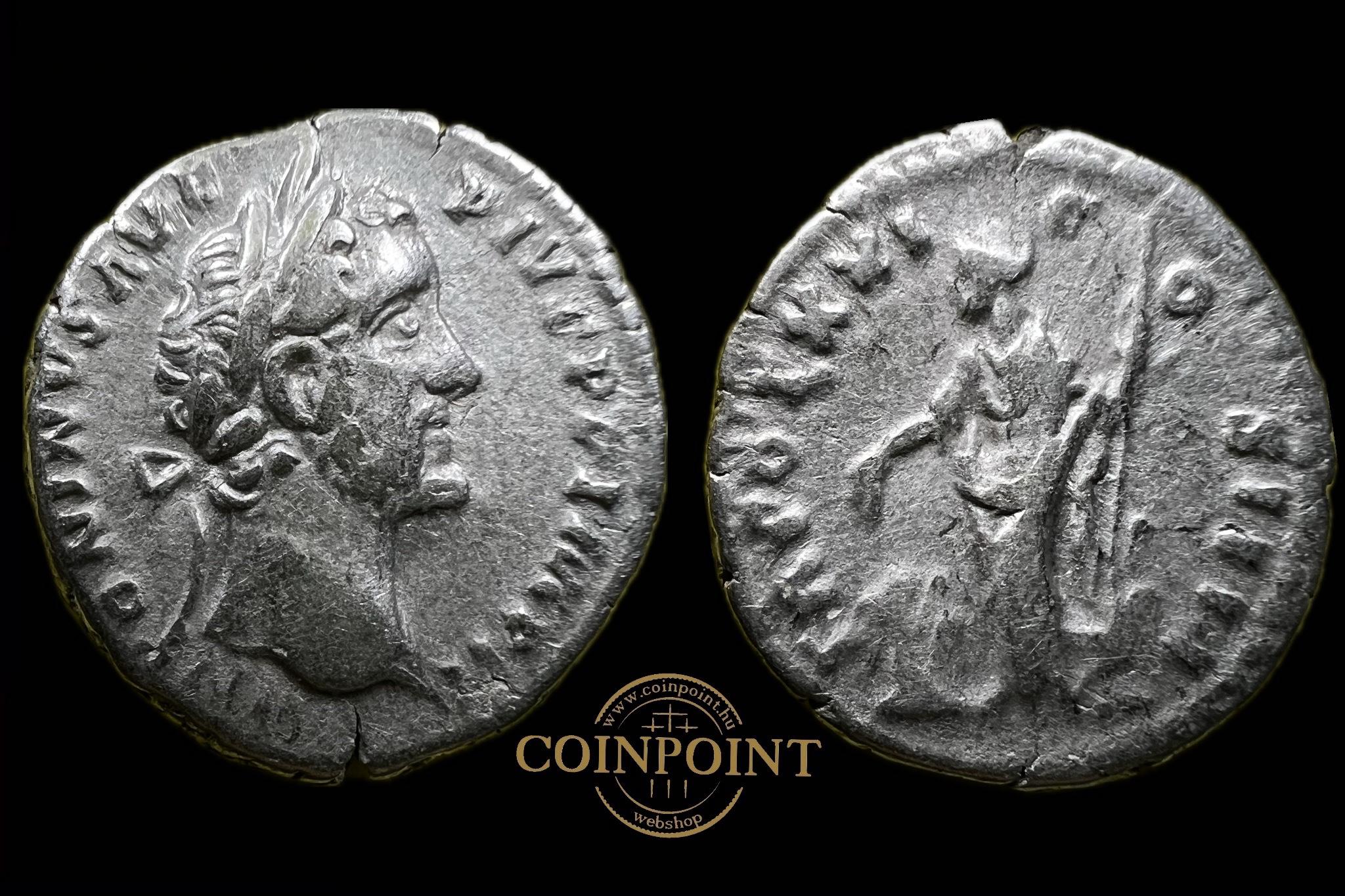 Antoninus Pius Dénár (i.sz.138-161) Róma RIC 216, var